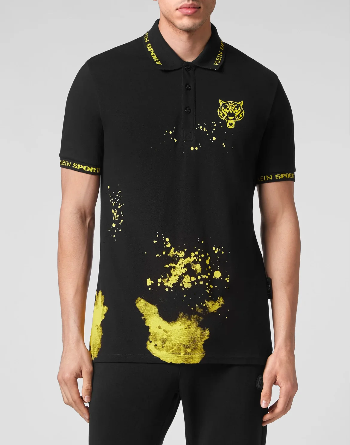 Polo Shirt SS Tiger, цвет: Черный
