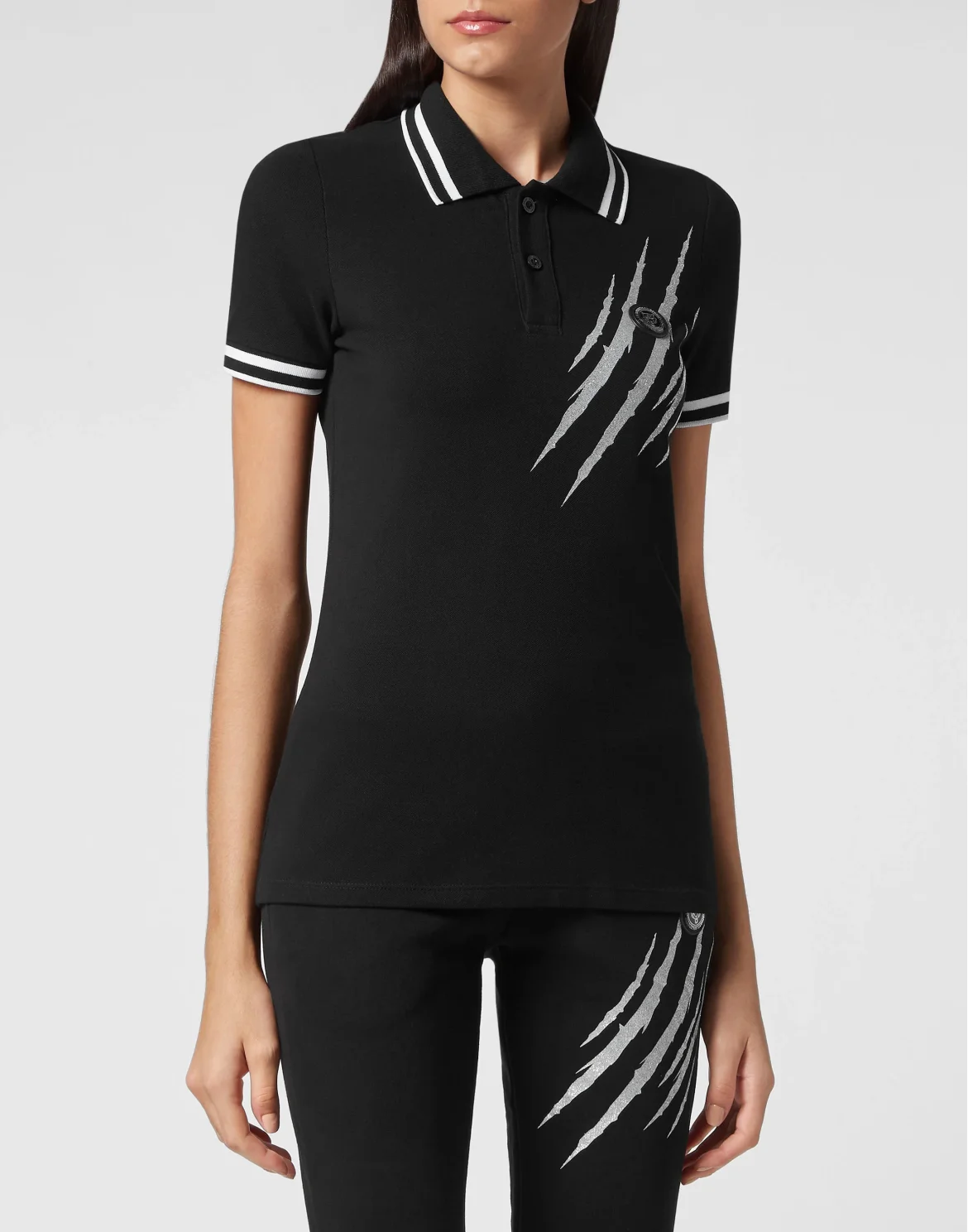 Polo shirt SS Scratch, цвет: Черный