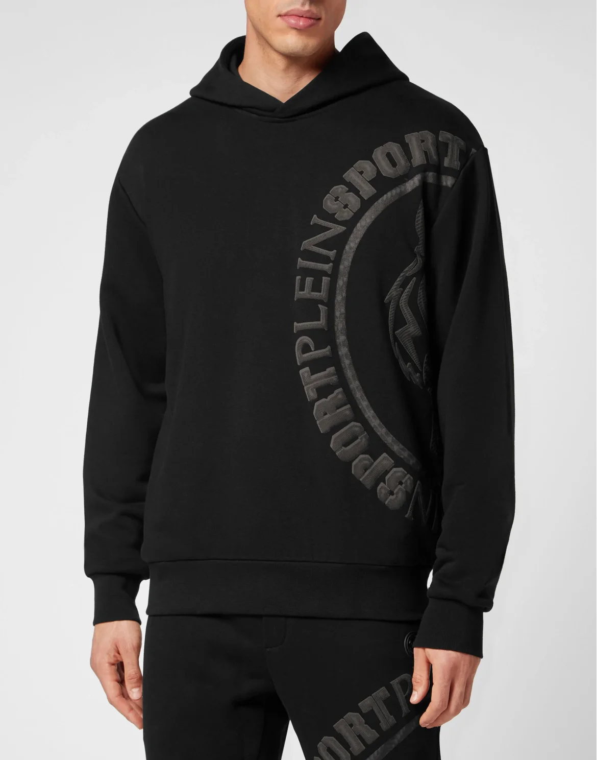 Hoodie Sweatshirt Carbon Tiger, цвет: Черный