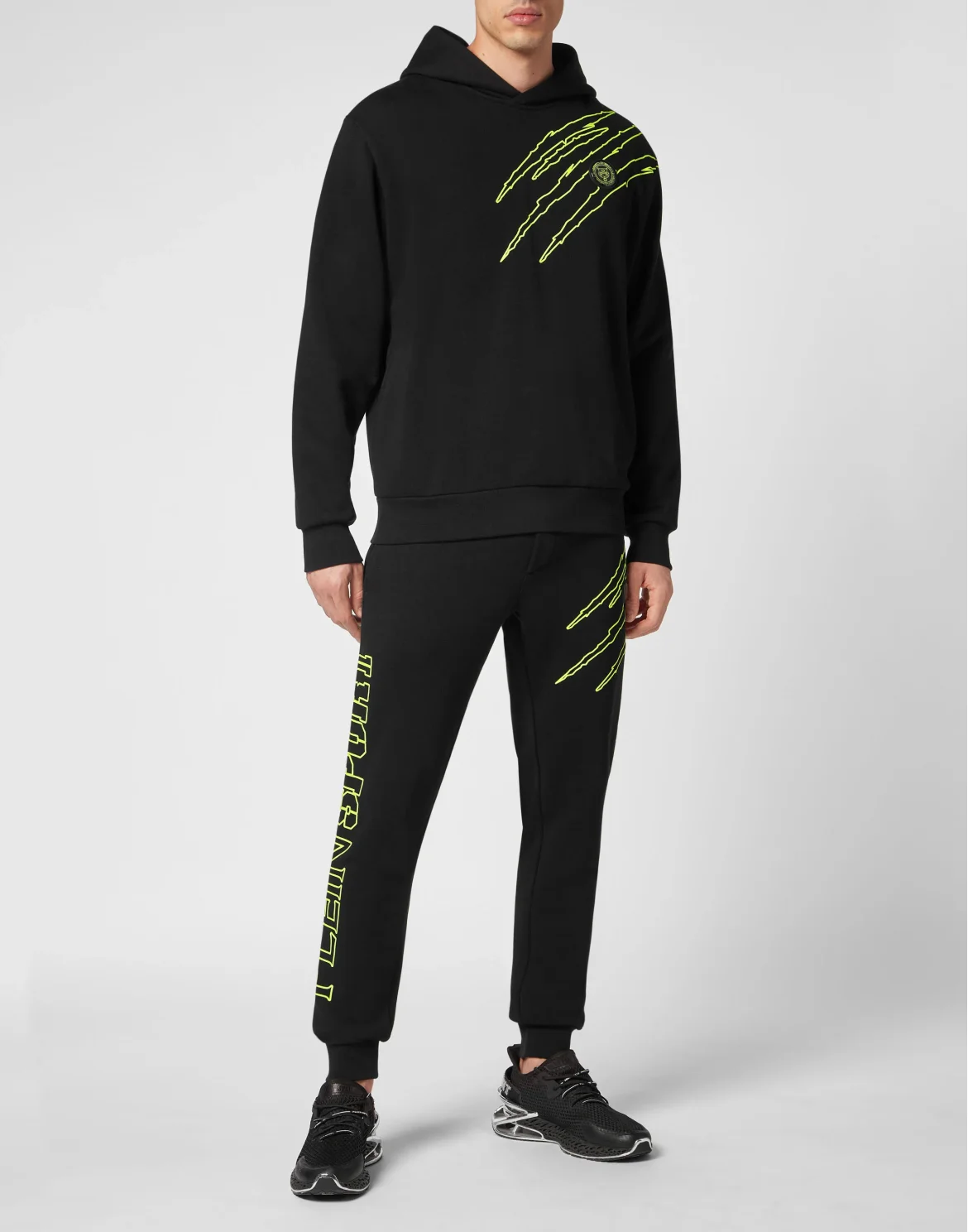 Hoodie Sweatshirt Scratch, цвет: Черный