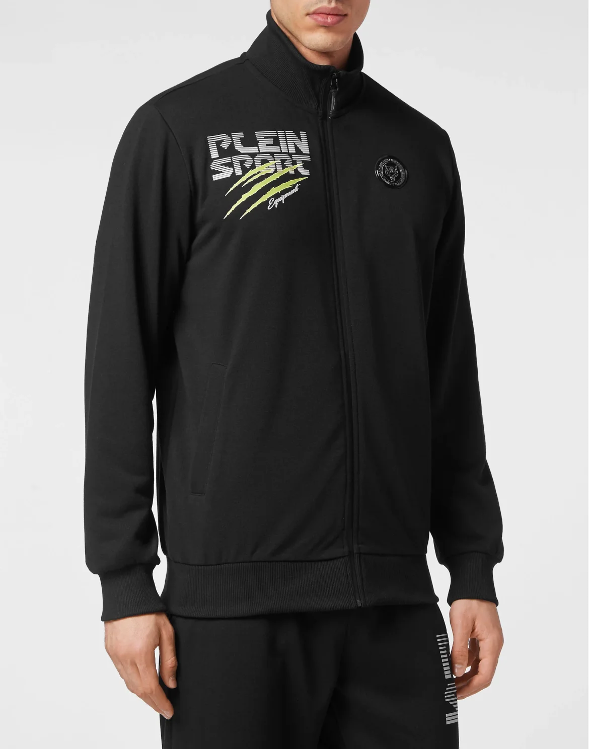 Jogging Set/ Jogging top and Jogging Trousers Tiger Line, цвет: Черный