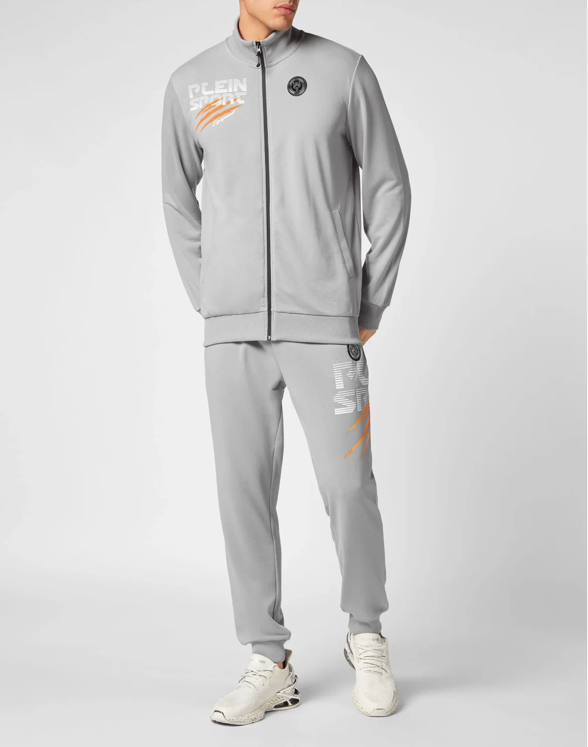 Jogging Set/ Jogging top and Jogging Trousers Tiger Line, цвет: Серый
