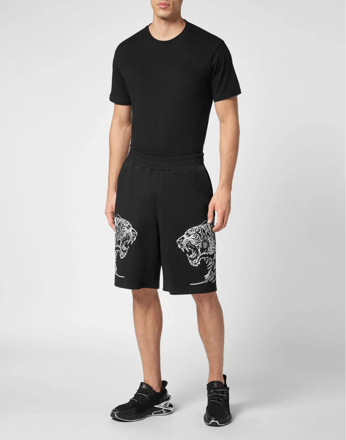 Jogging Shorts Tiger, цвет: Черный