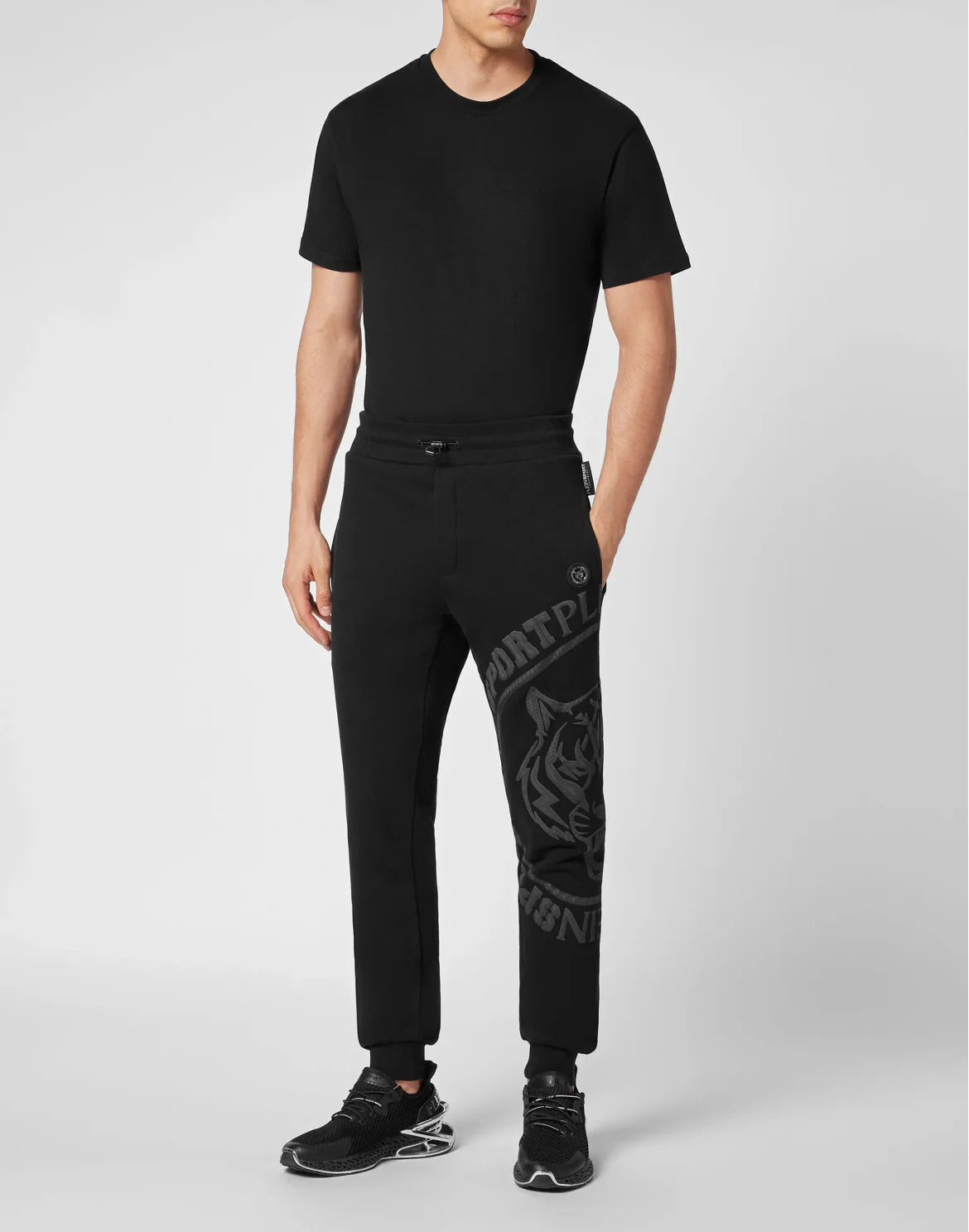 Jogging Trousers Carbon Tiger, цвет: Черный