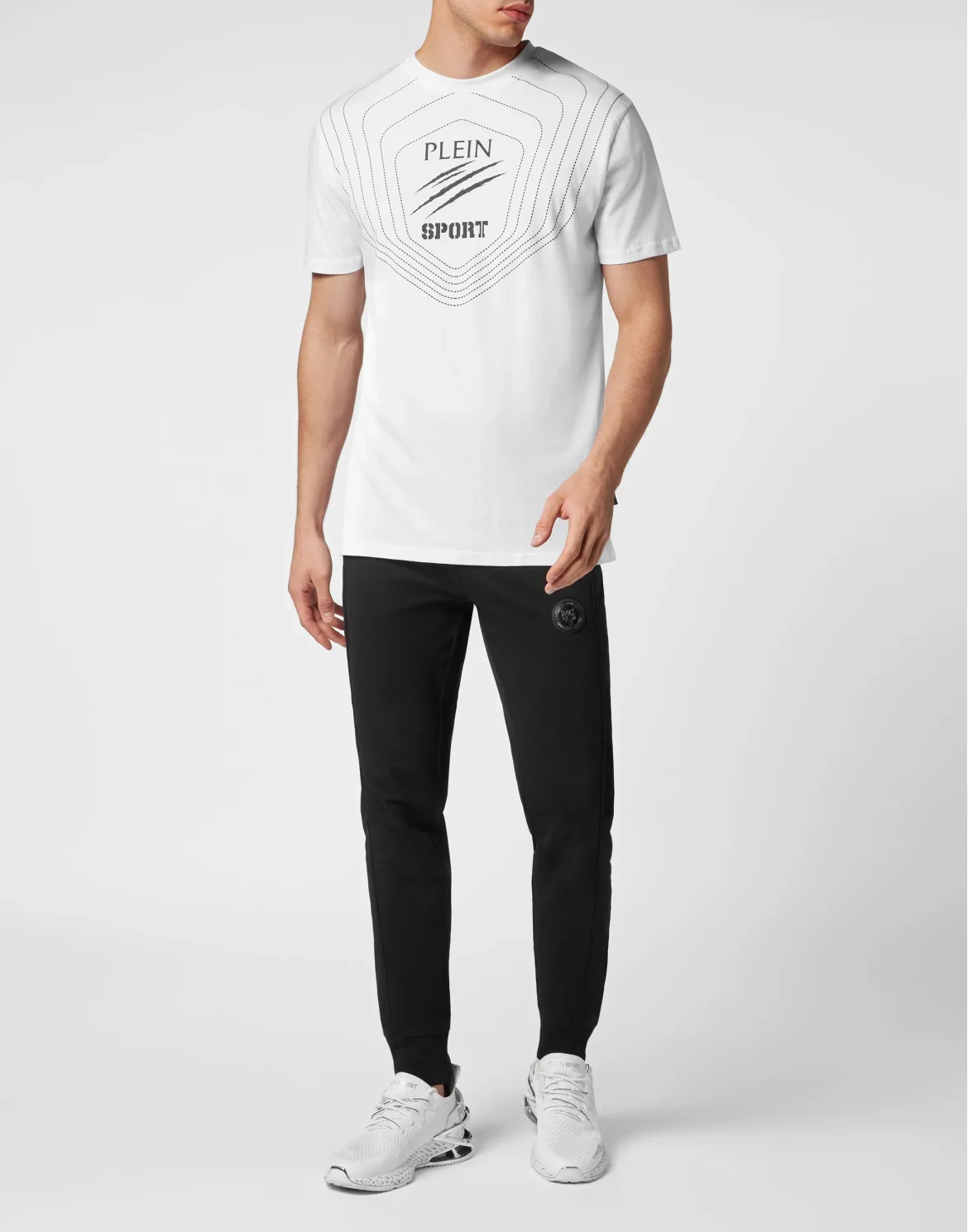 T-shirt Round Neck SS Scratch, цвет: Белый