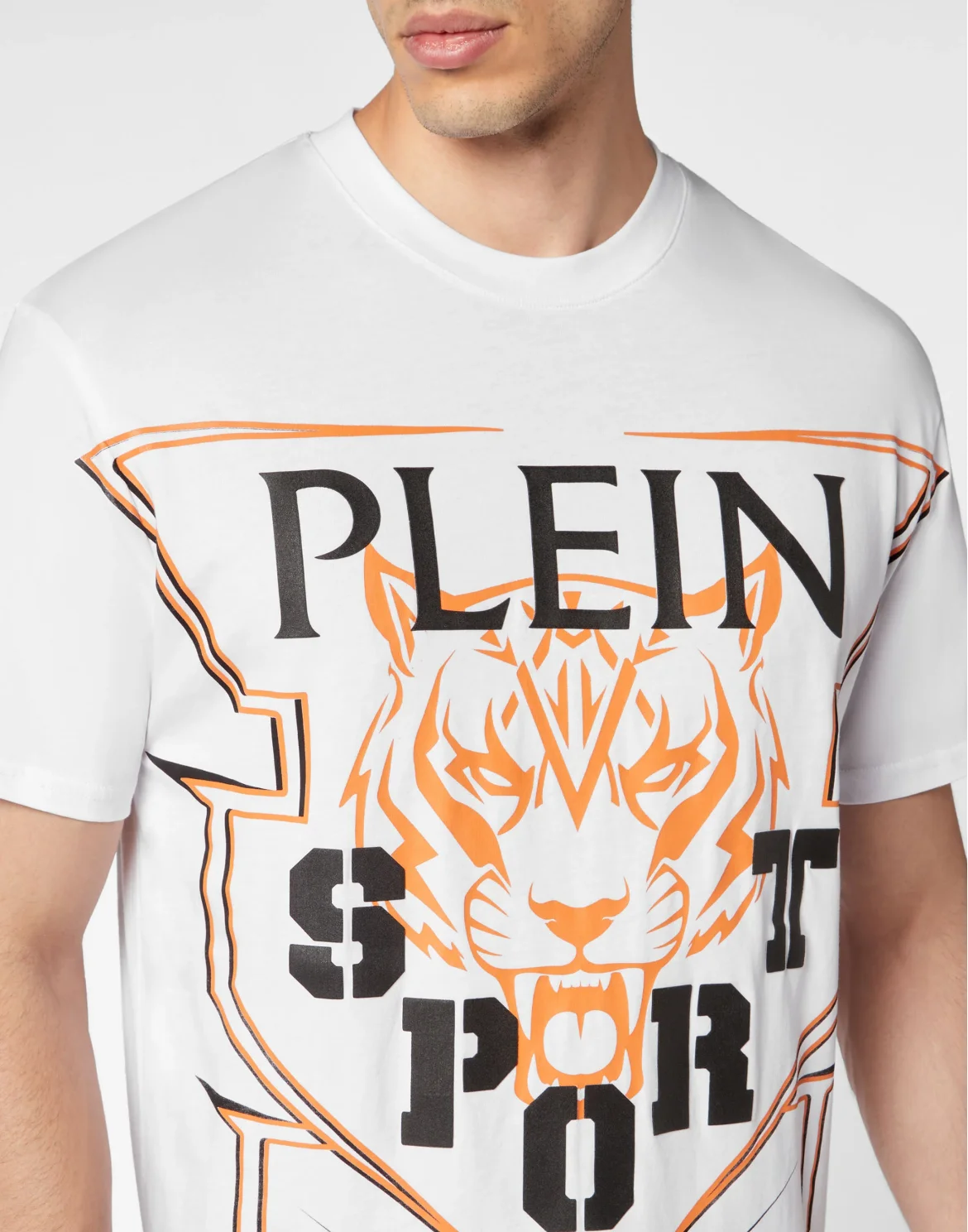 T-shirt Round Neck SS Tiger, цвет: Белый