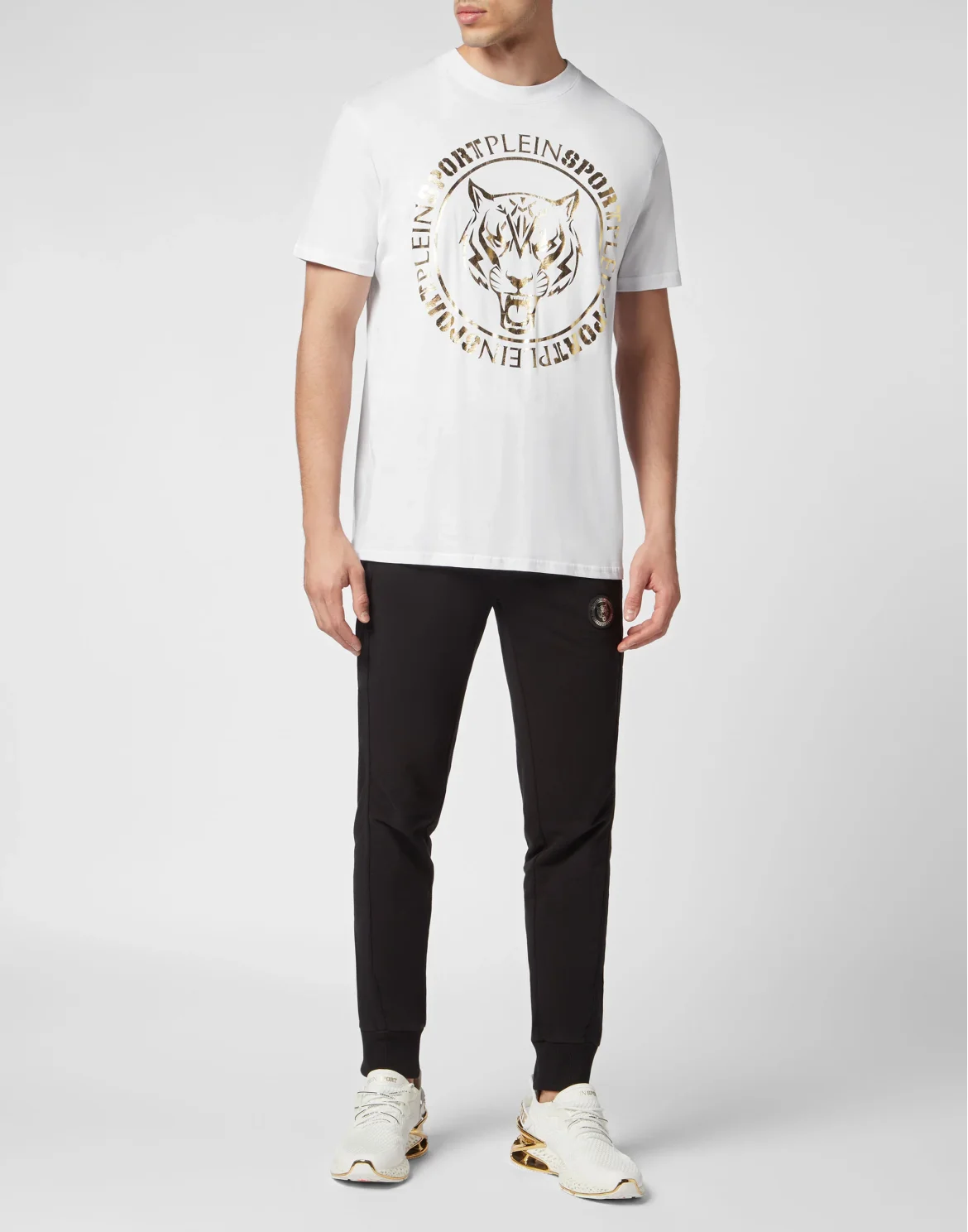 T-shirt Round Neck SS Carbon Tiger, цвет: Белый