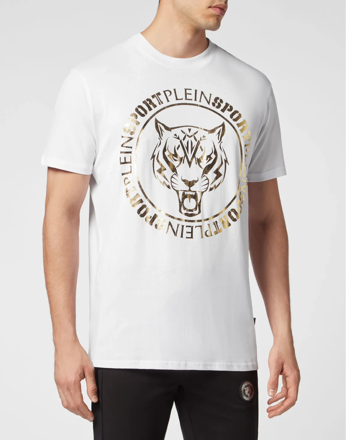 T-shirt Round Neck SS Carbon Tiger, цвет: Белый