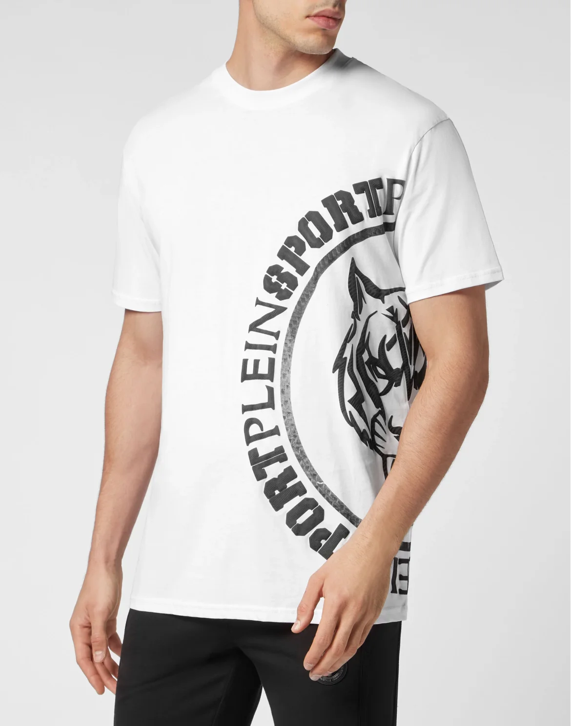 T-shirt Round Neck SS Carbon Tiger, цвет: Белый