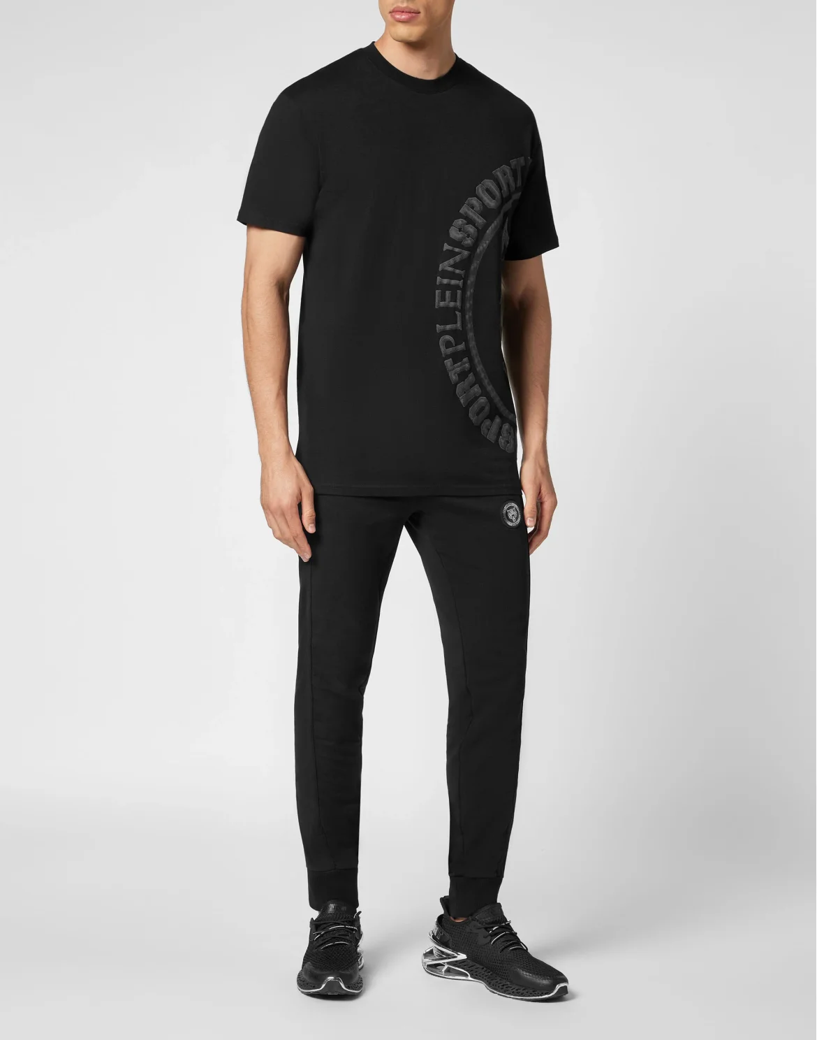 T-shirt Round Neck SS Carbon Tiger, цвет: Черный