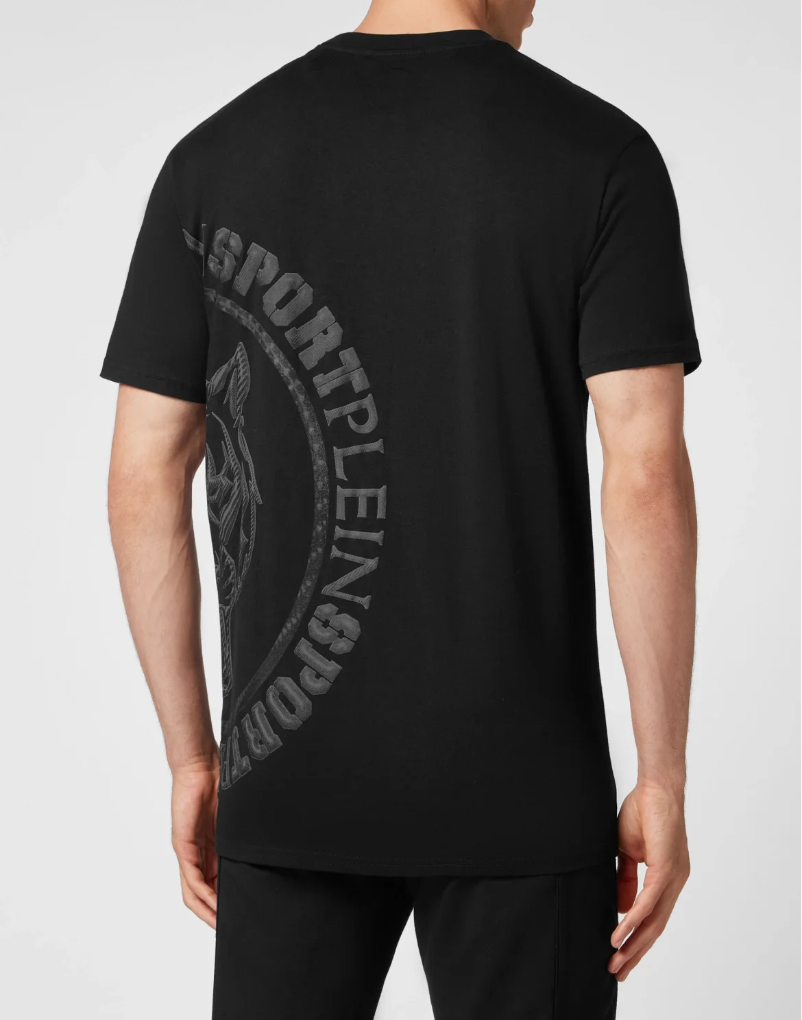 T-shirt Round Neck SS Carbon Tiger, цвет: Черный