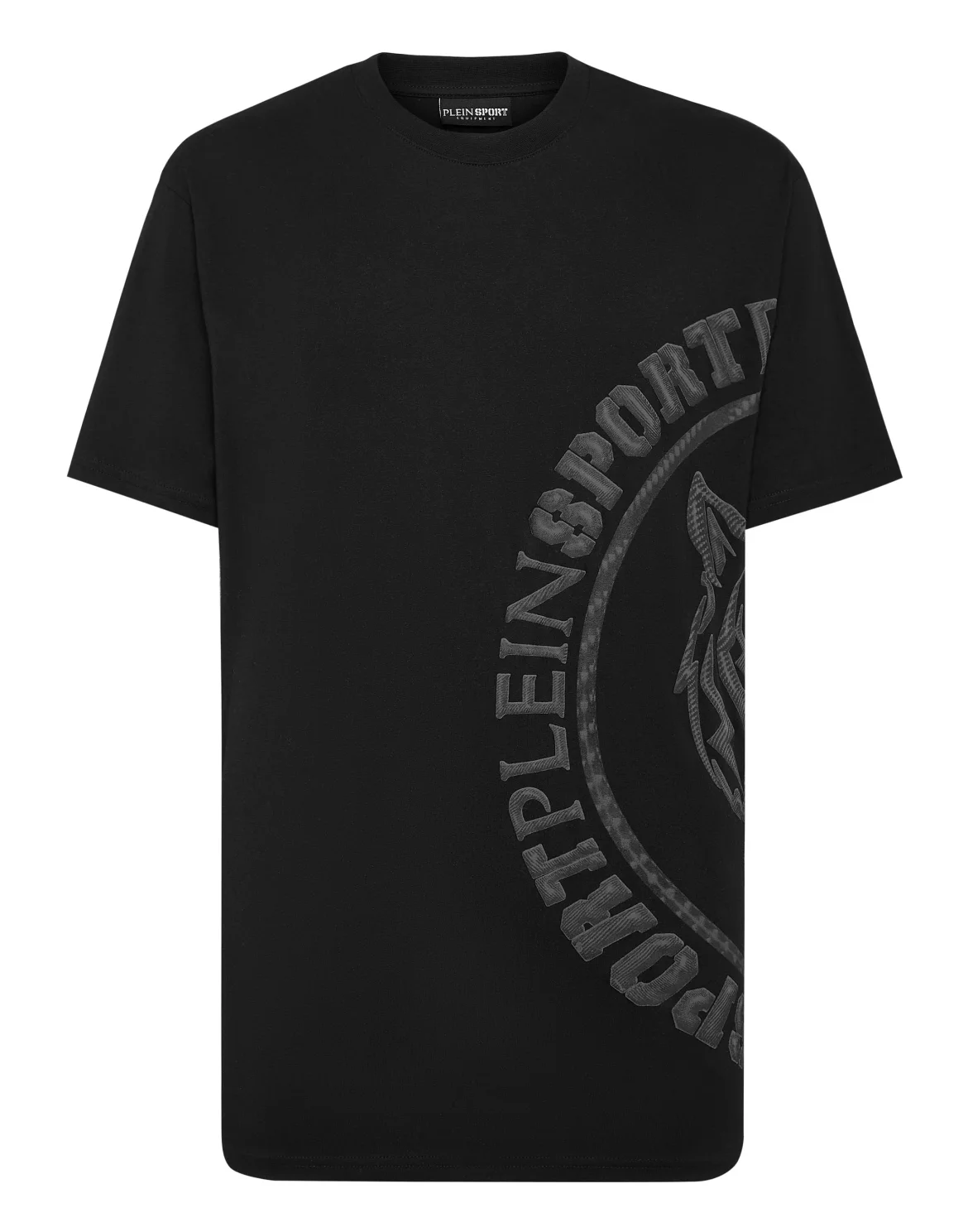T-shirt Round Neck SS Carbon Tiger, цвет: Черный