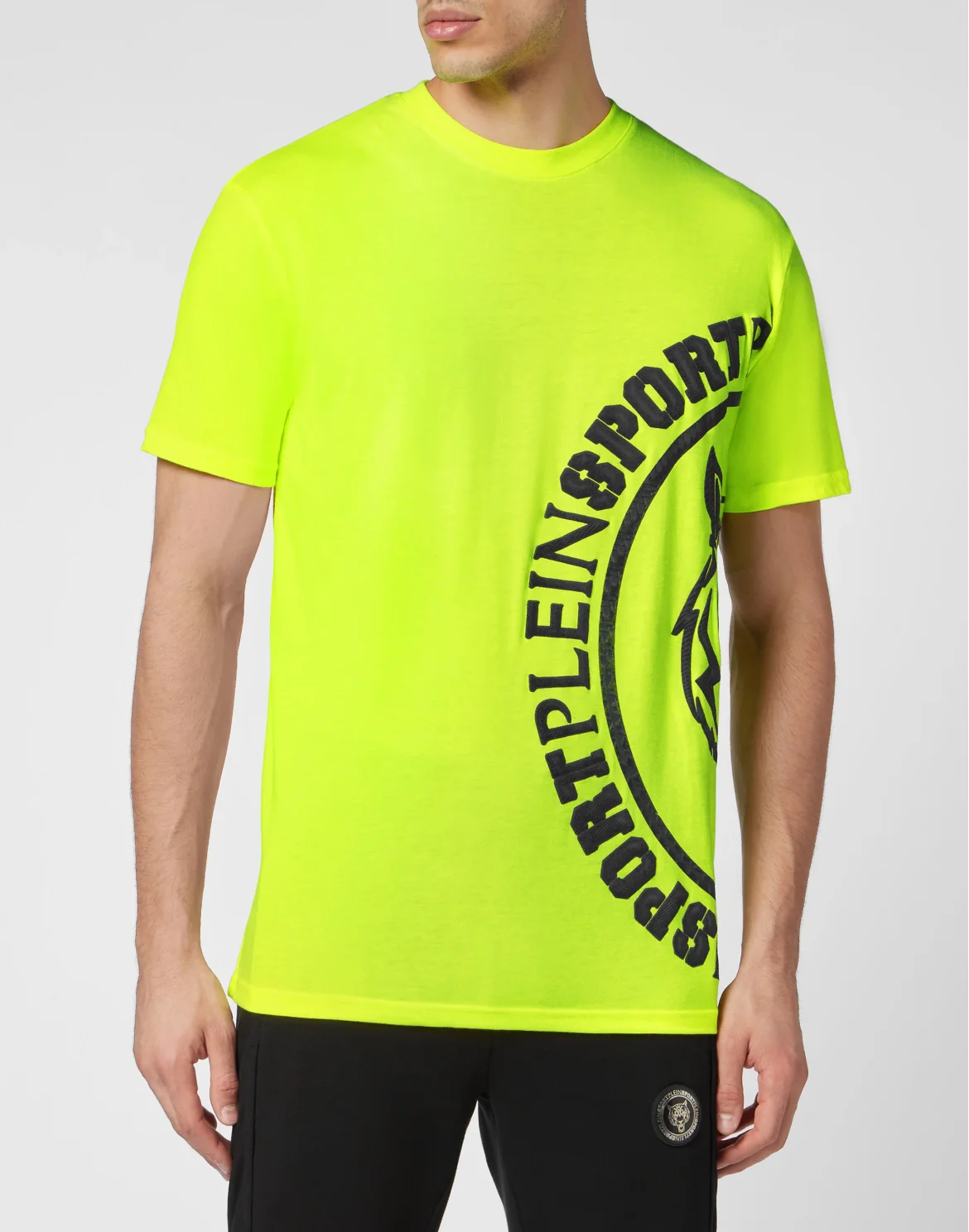 T-shirt Round Neck SS Carbon Tiger, цвет: Желтый