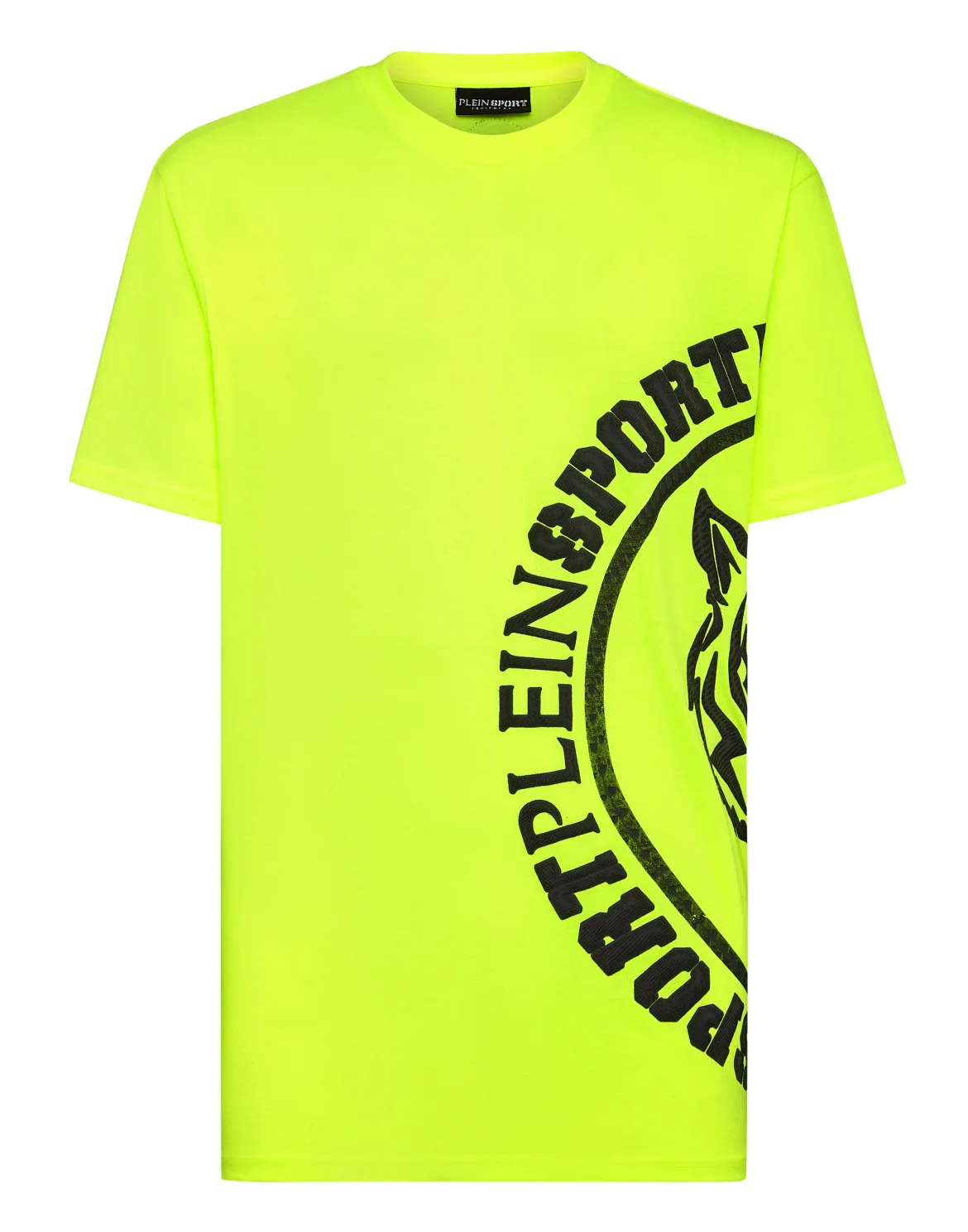 T-shirt Round Neck SS Carbon Tiger, цвет: Желтый