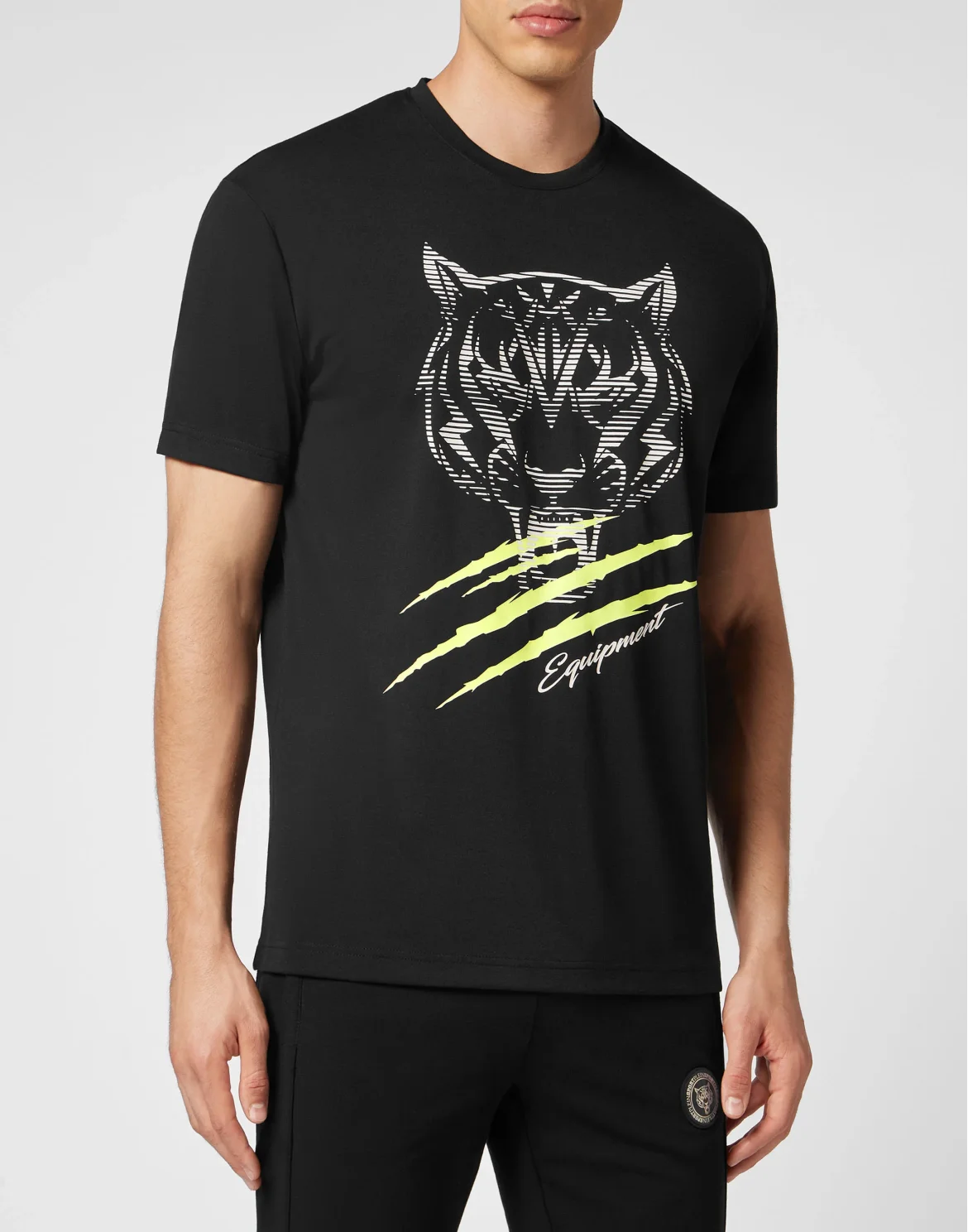 T-shirt Round Neck SS Tiger Line, цвет: Черный