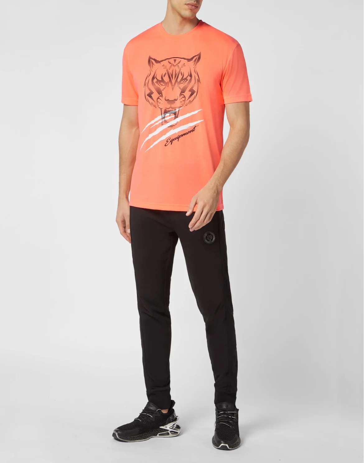 T-shirt Round Neck SS Tiger Line, цвет: Оранжевый