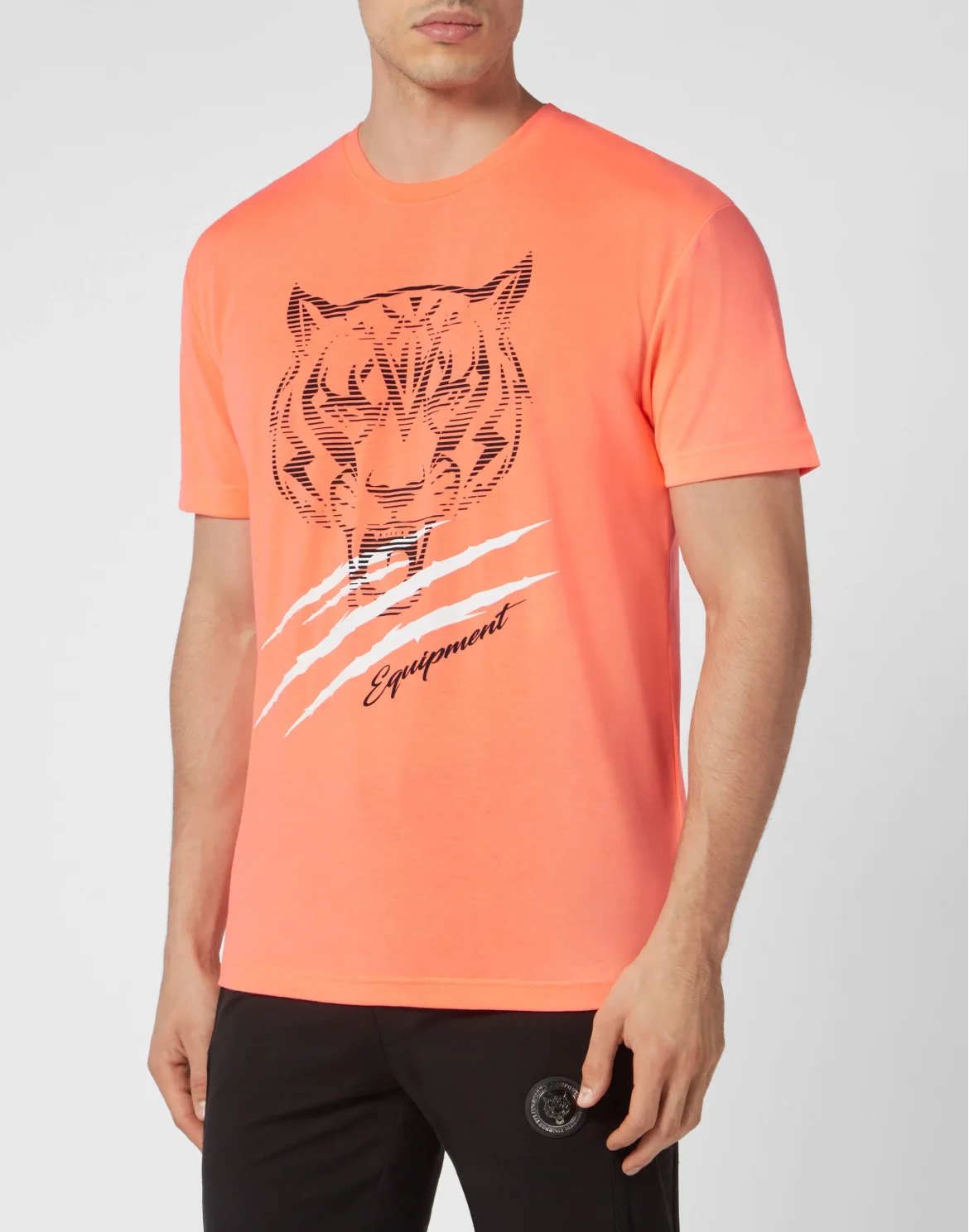T-shirt Round Neck SS Tiger Line, цвет: Оранжевый