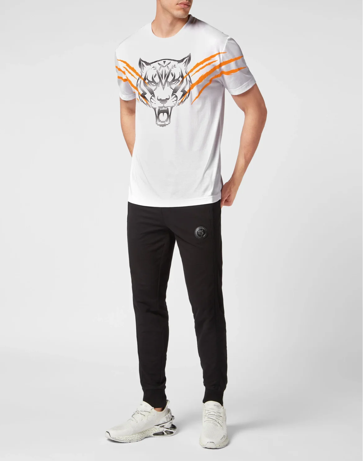 T-shirt Round Neck SS Tiger Line, цвет: Белый
