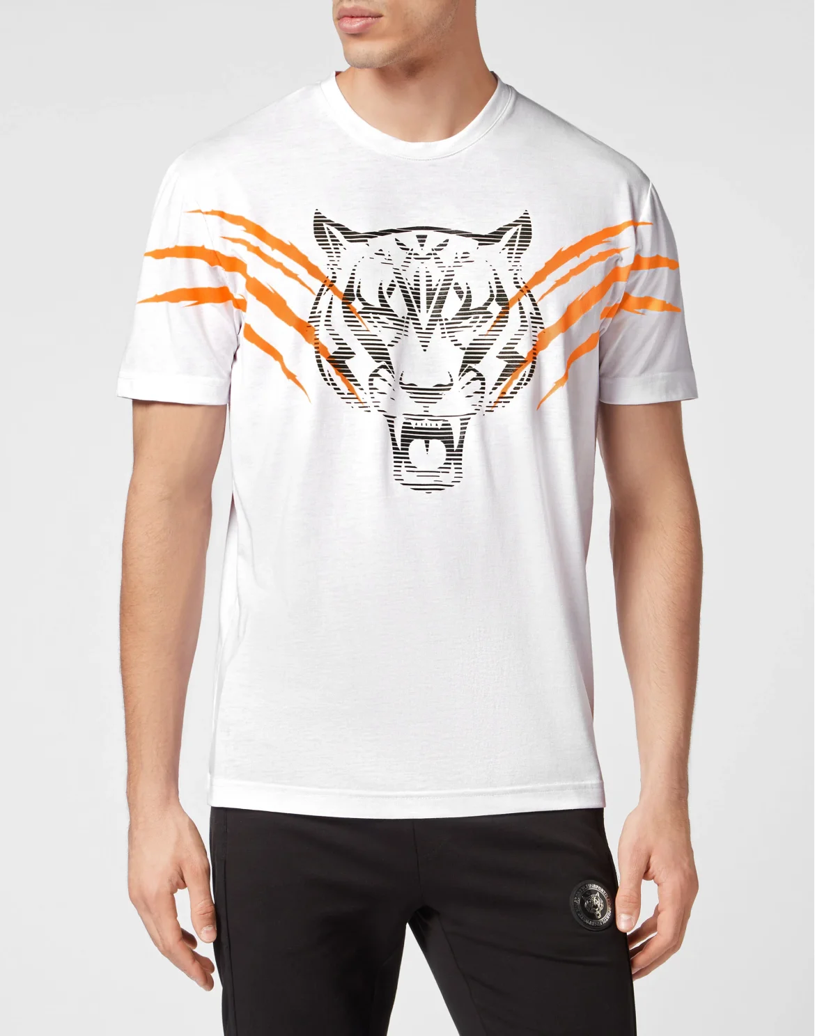 T-shirt Round Neck SS Tiger Line, цвет: Белый