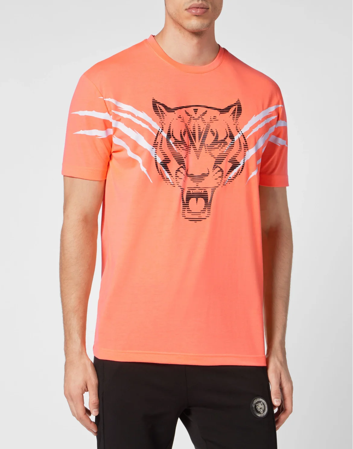 T-shirt Round Neck SS Tiger Line, цвет: Оранжевый