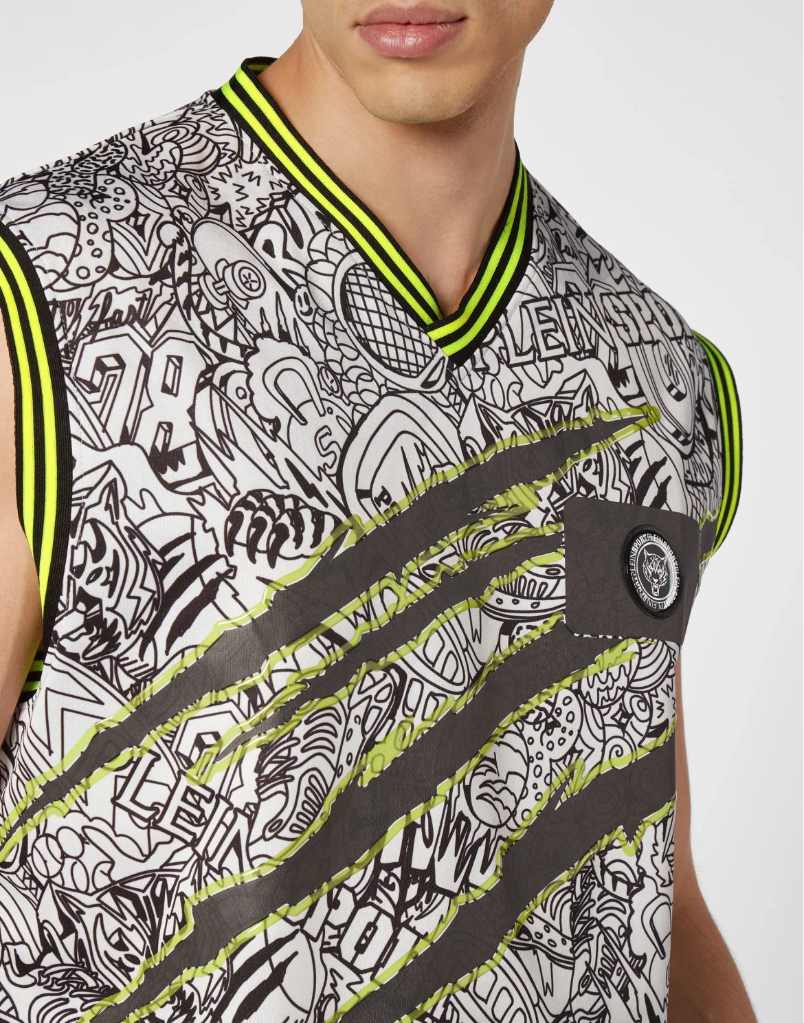 Tank top Doodle, цвет: Белый