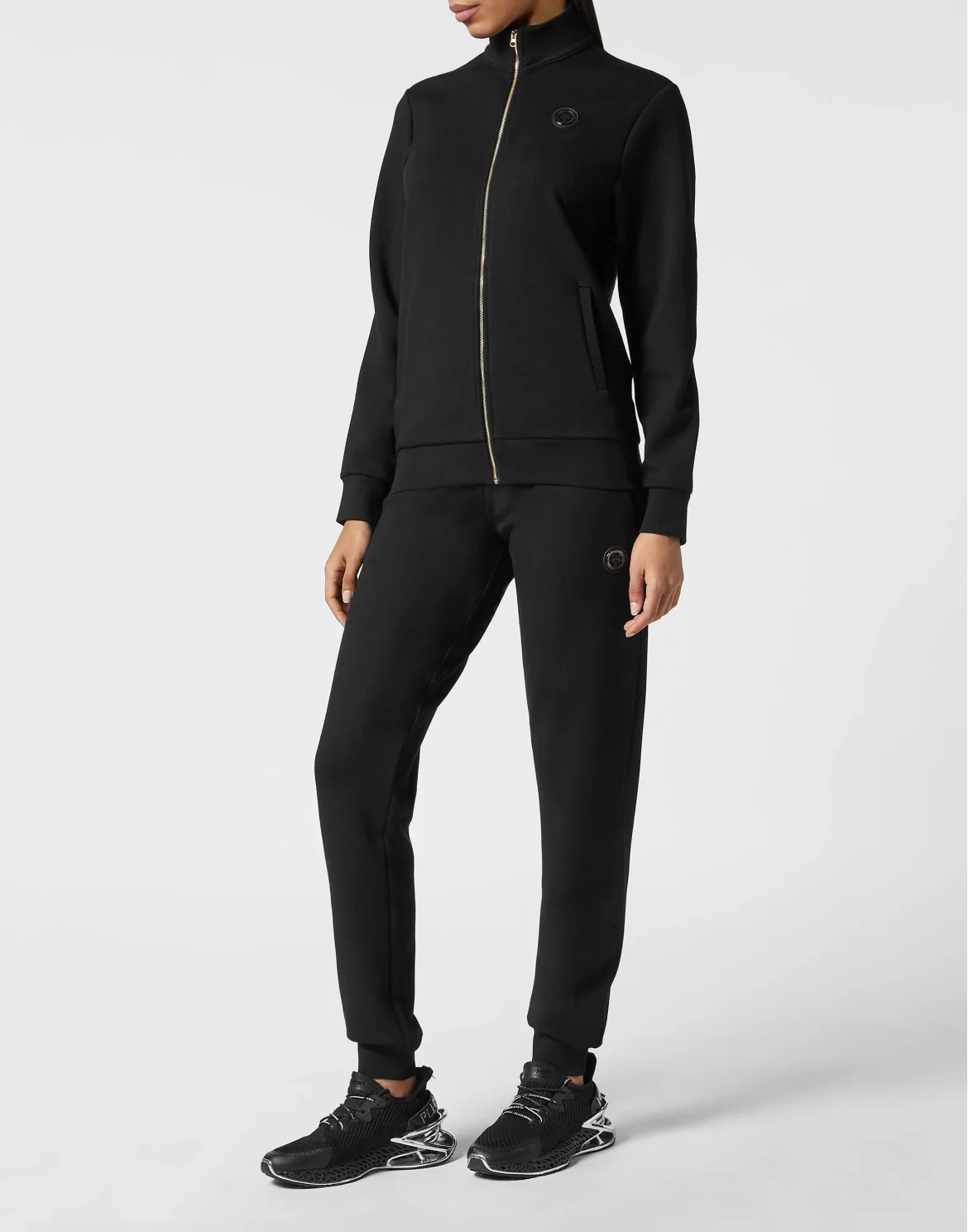 Triacetate Jogging Tracksuit: Top/Trousers Basic, цвет: Черный