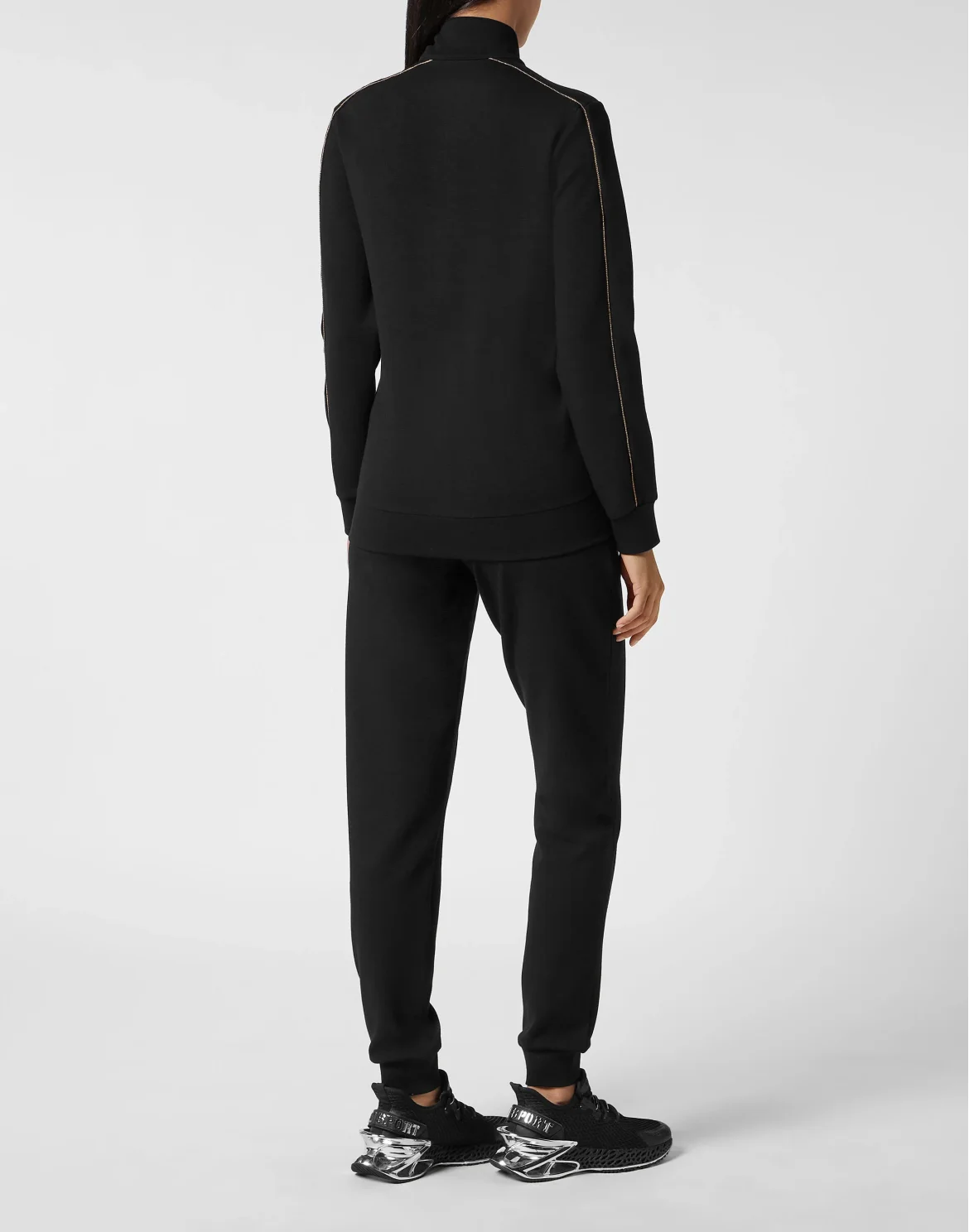 Triacetate Jogging Tracksuit: Top/Trousers Basic, цвет: Черный