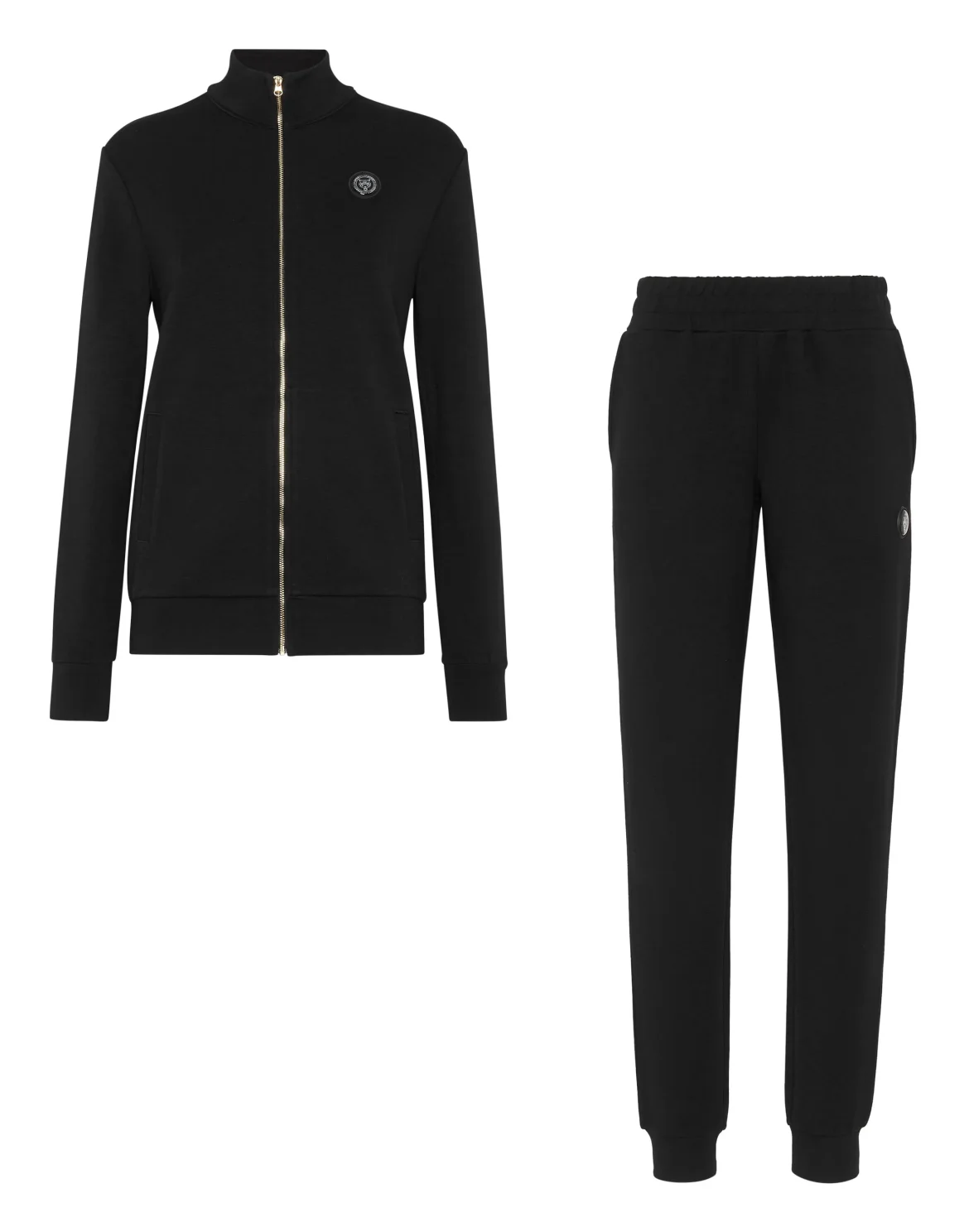 Triacetate Jogging Tracksuit: Top/Trousers Basic, цвет: Черный