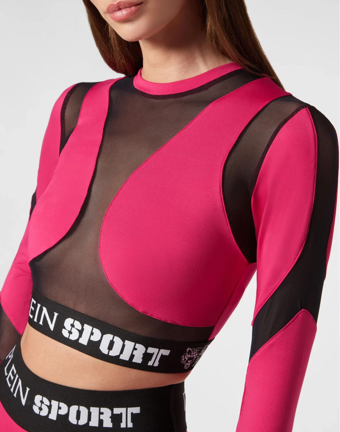 Cropped Top LS Basic, цвет: Сиреневый