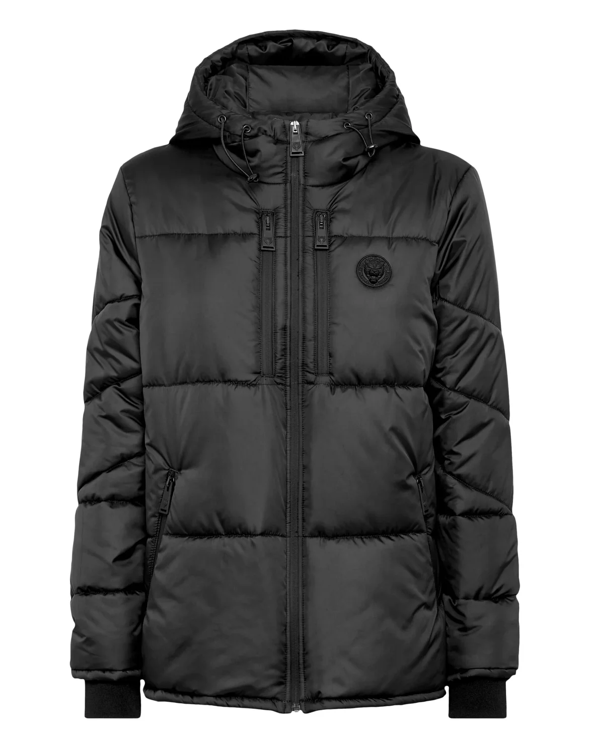 Nylon Puffer Jacket, цвет: Черный