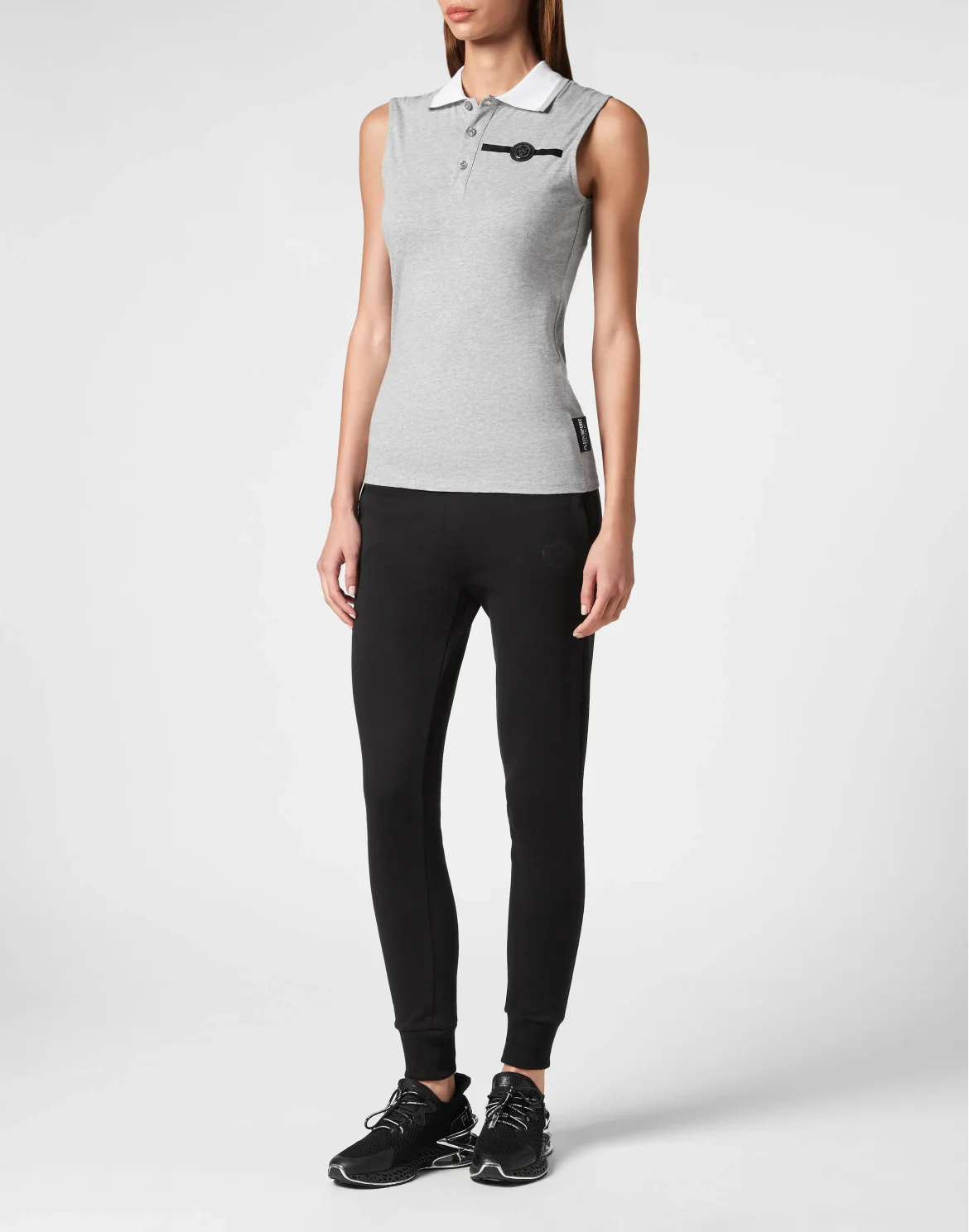 Sleveless Polo Basic, цвет: Серый