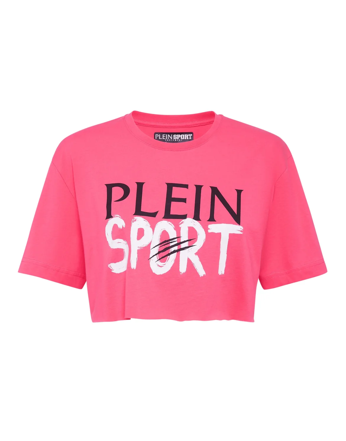 Cropped  T-shirt Basic, цвет: Розовый