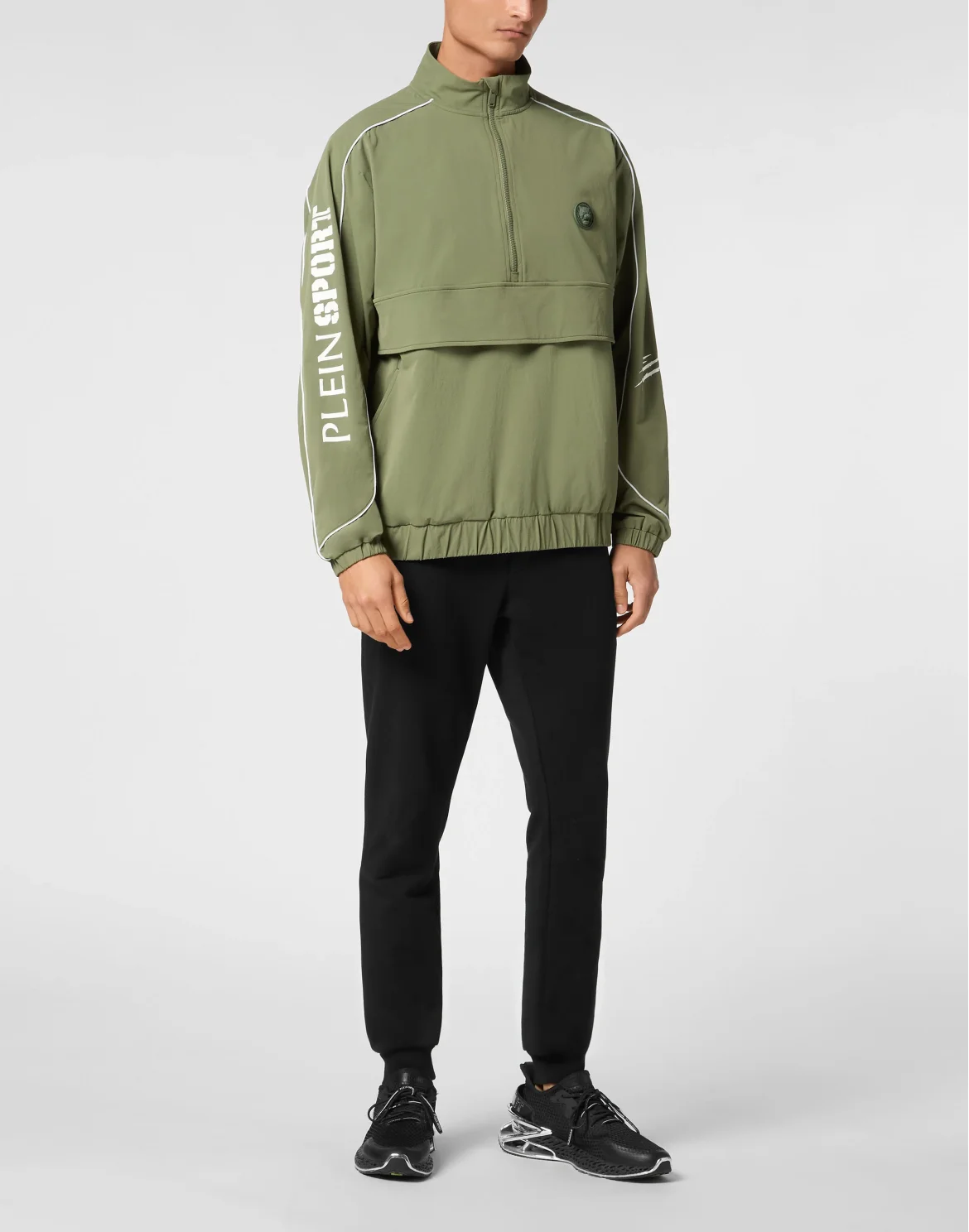 Nylon Piping Anorak LS Scratch, цвет: Серый