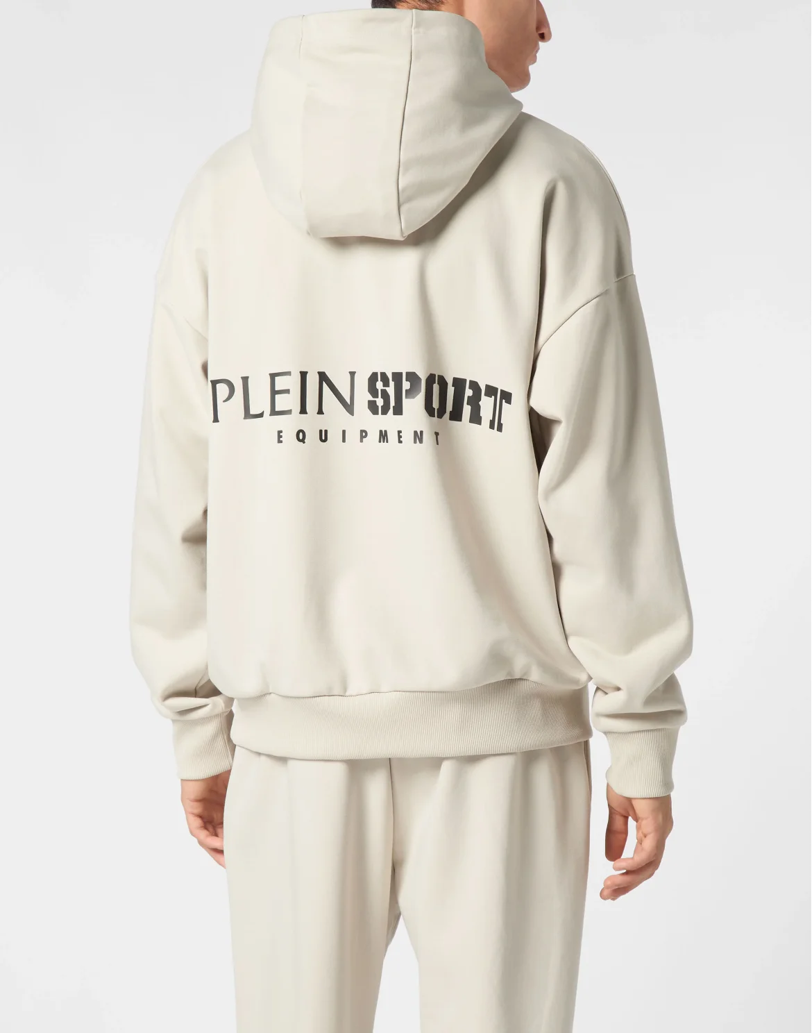 Oversize Hoodie Sweatshirt LS Scratch, цвет: Серый