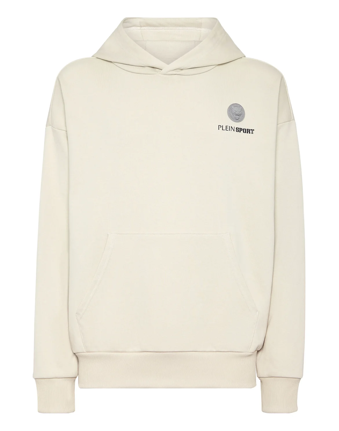 Oversize Hoodie Sweatshirt LS Scratch, цвет: Серый