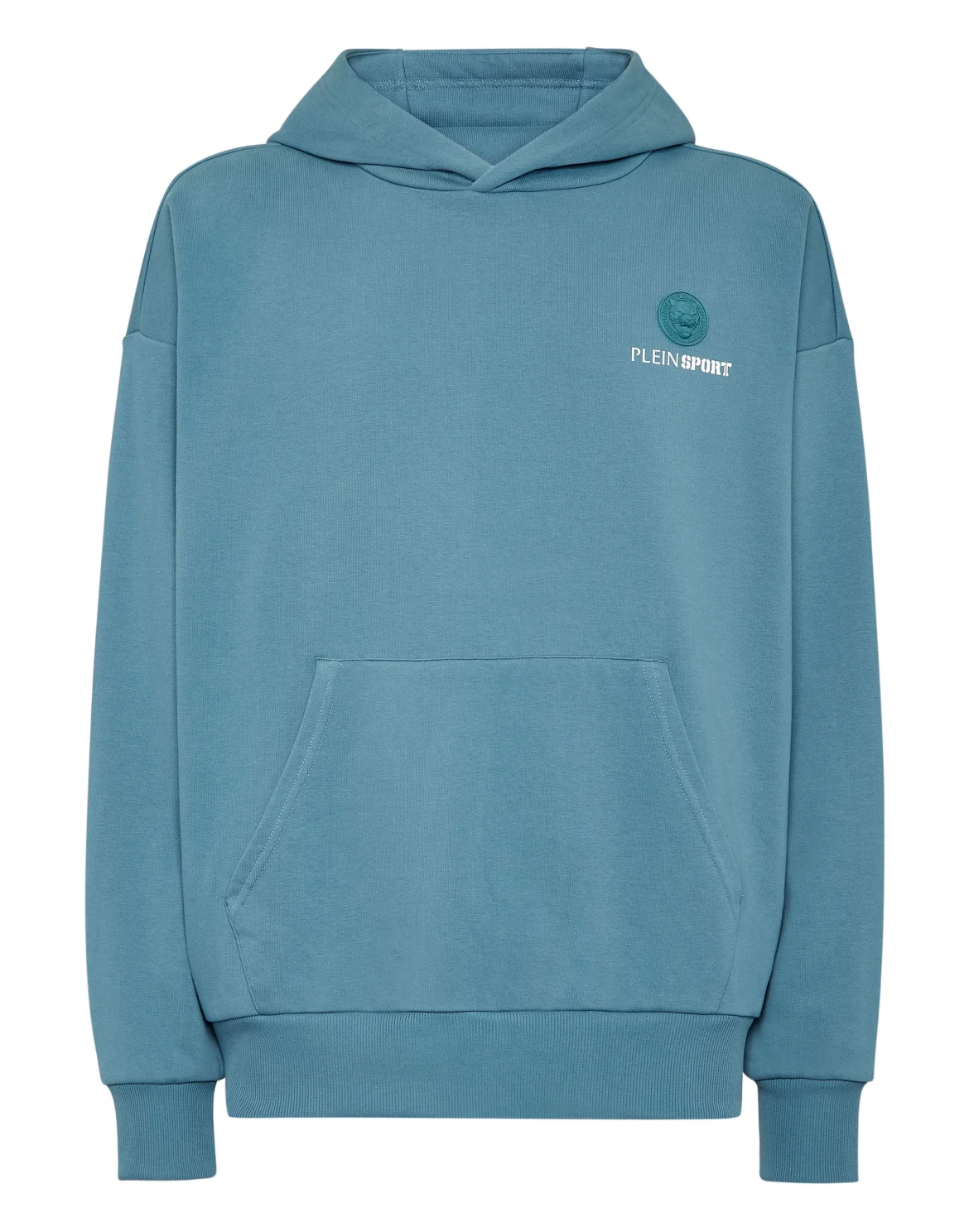 Oversize Hoodie Sweatshirt LS Scratch, цвет: Бирюзовый