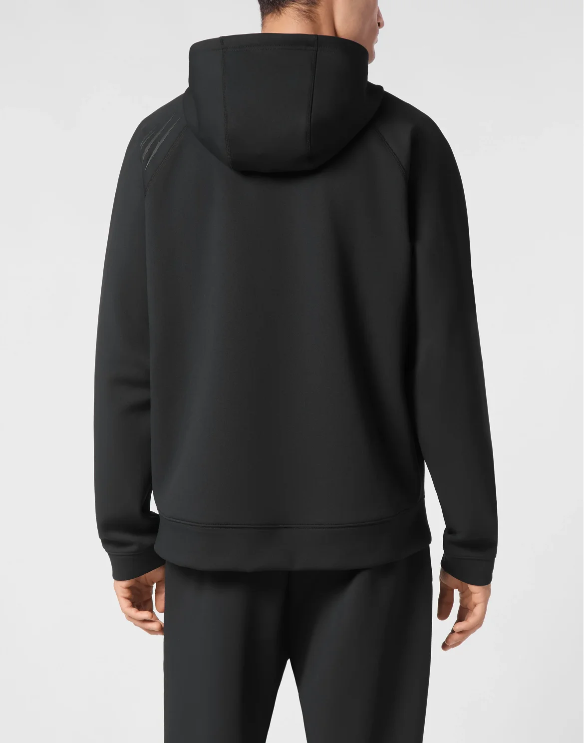 Technical Oversize Hoodie Sweatshirt LS, цвет: Черный