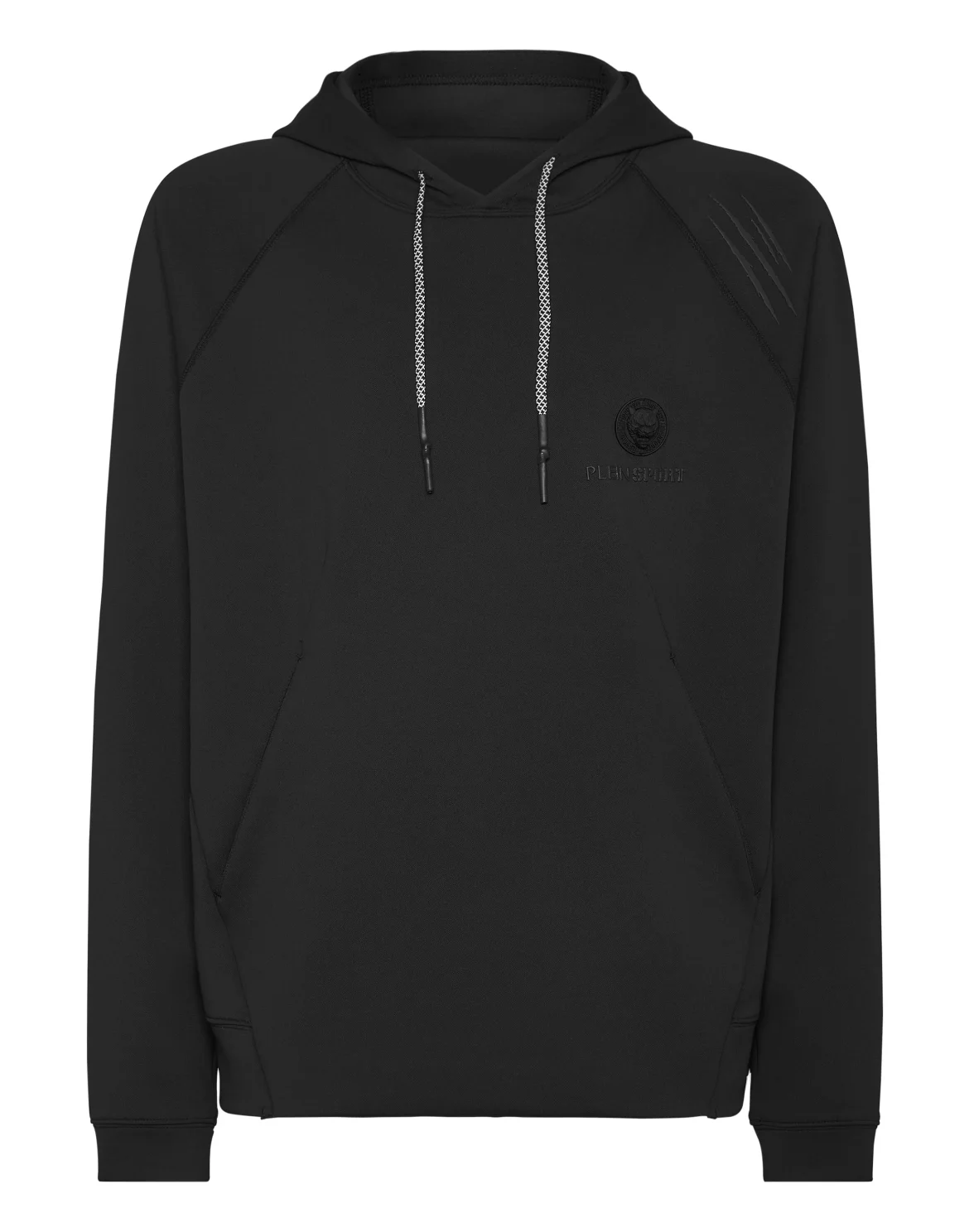 Technical Oversize Hoodie Sweatshirt LS, цвет: Черный