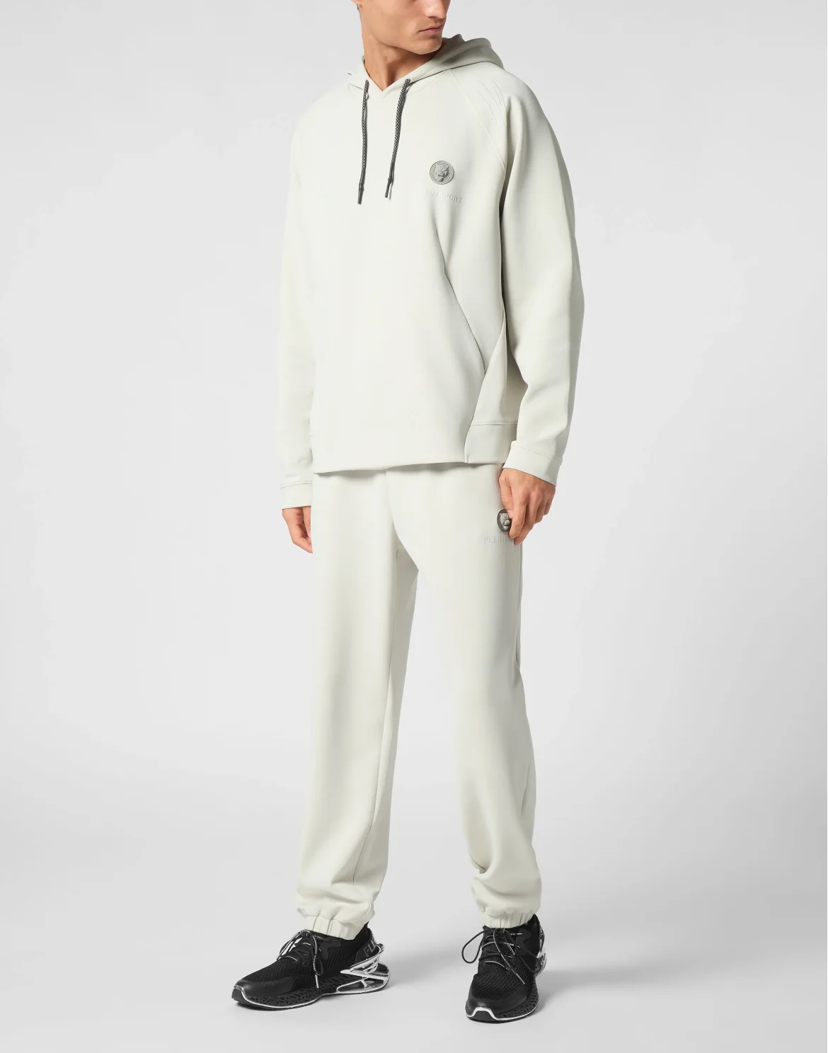 Technical Oversize Hoodie Sweatshirt LS, цвет: Серый