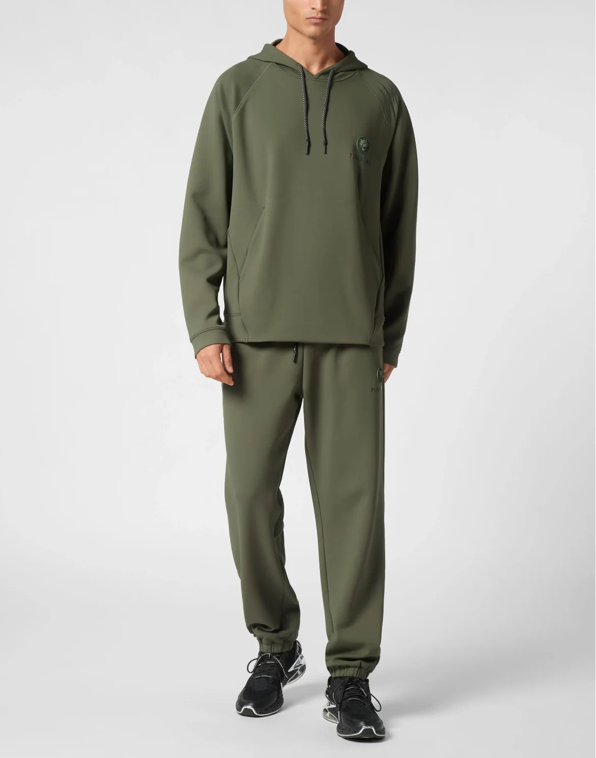 Technical Oversize Hoodie Sweatshirt LS, цвет: Серый
