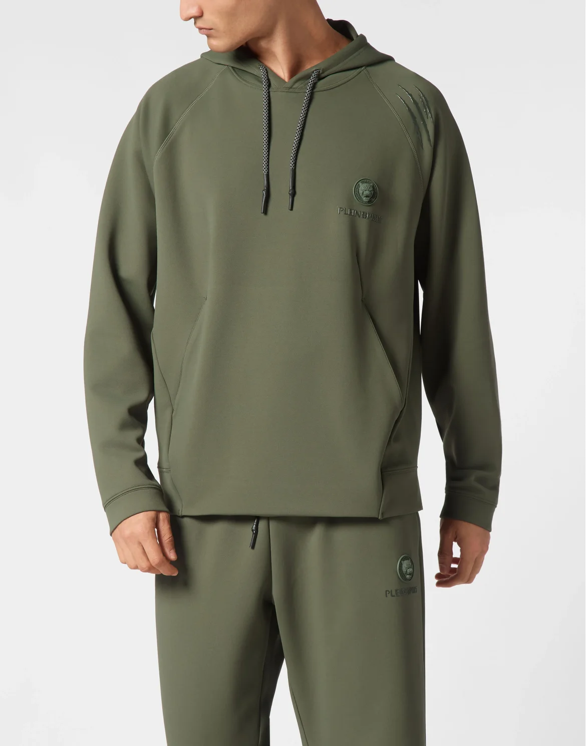 Technical Oversize Hoodie Sweatshirt LS, цвет: Серый