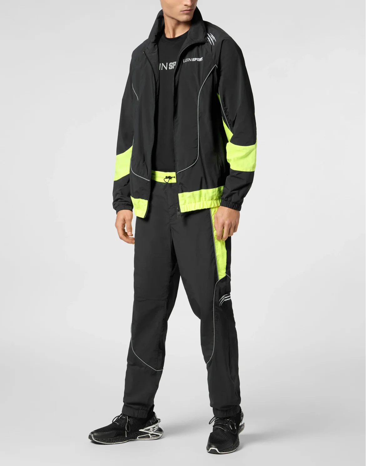 Technical Jogging Bomber Jacket LS Scratch, цвет: Черный
