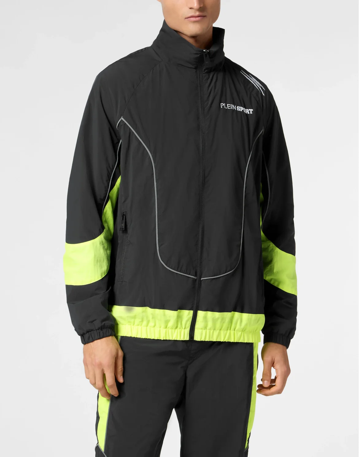 Technical Jogging Bomber Jacket LS Scratch, цвет: Черный