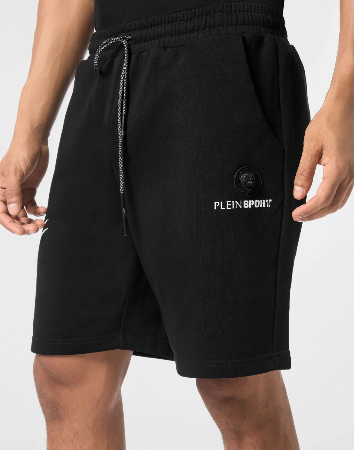 Loose Fit Jogging Shorts Scratch, цвет: Черный