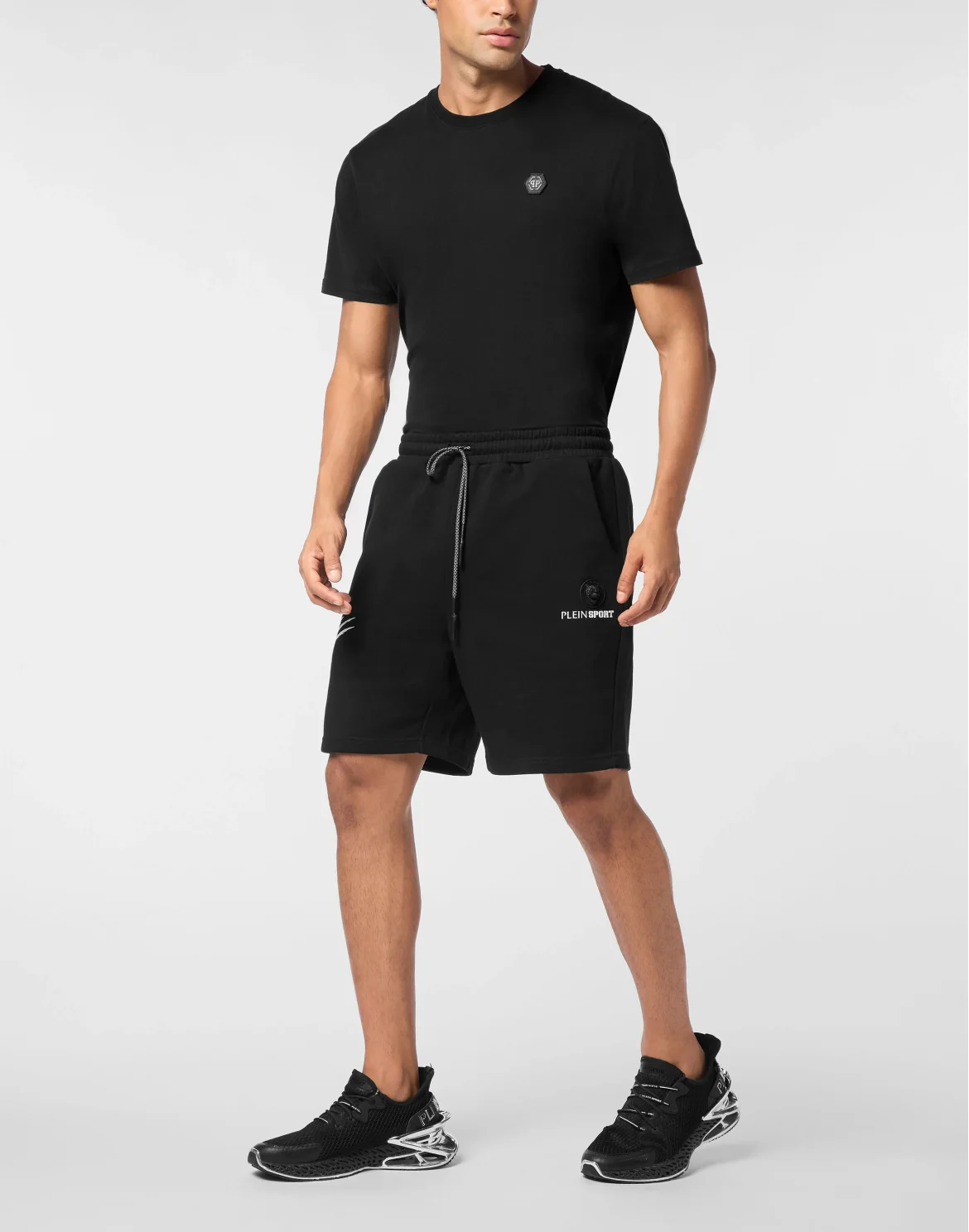 Loose Fit Jogging Shorts Scratch, цвет: Черный