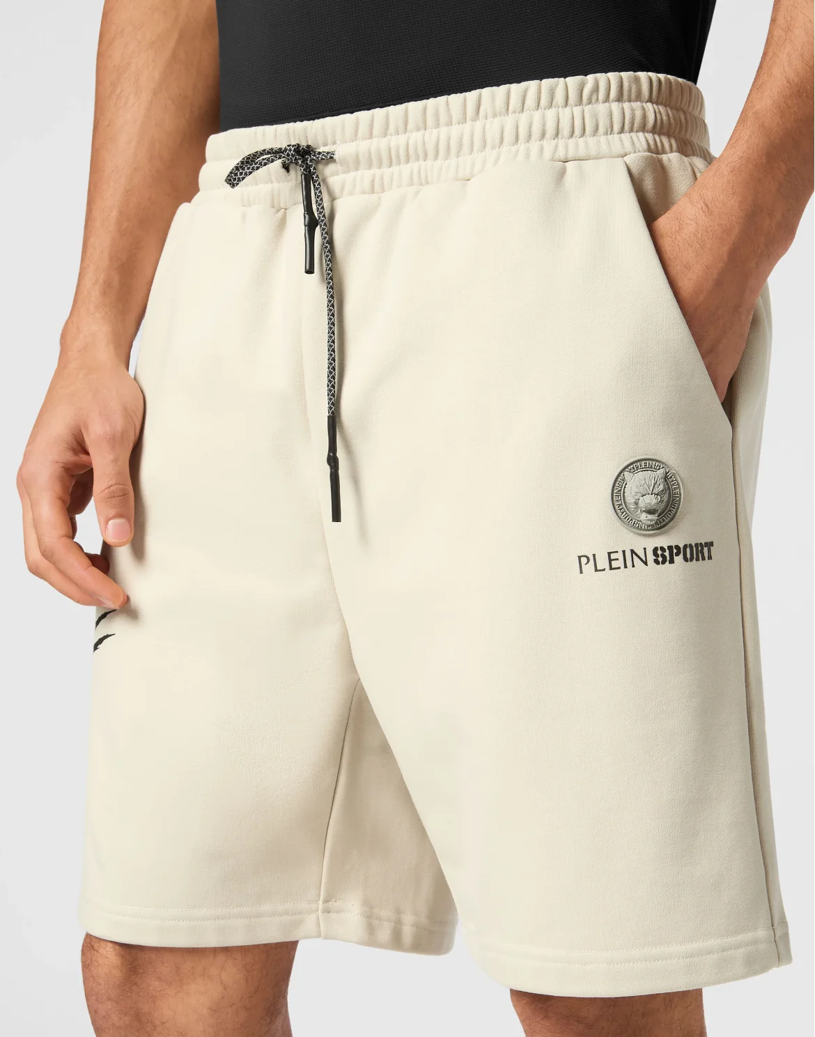 Loose Fit Jogging Shorts Scratch, цвет: Серый
