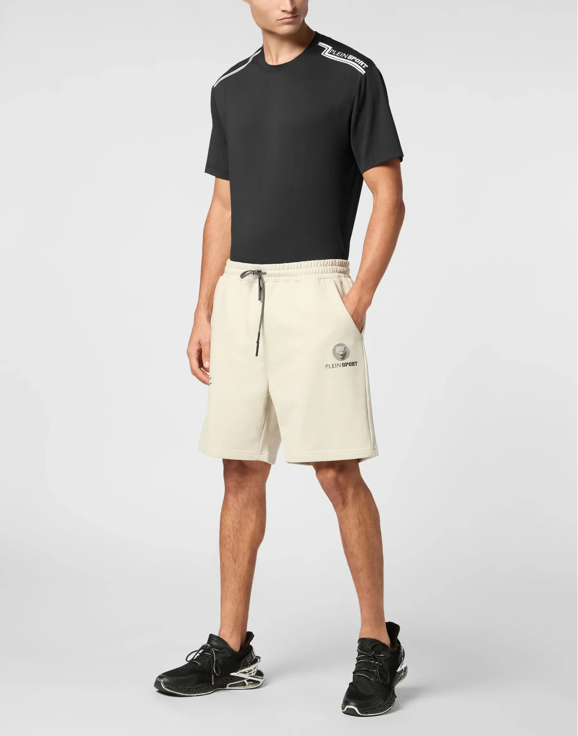 Loose Fit Jogging Shorts Scratch, цвет: Серый