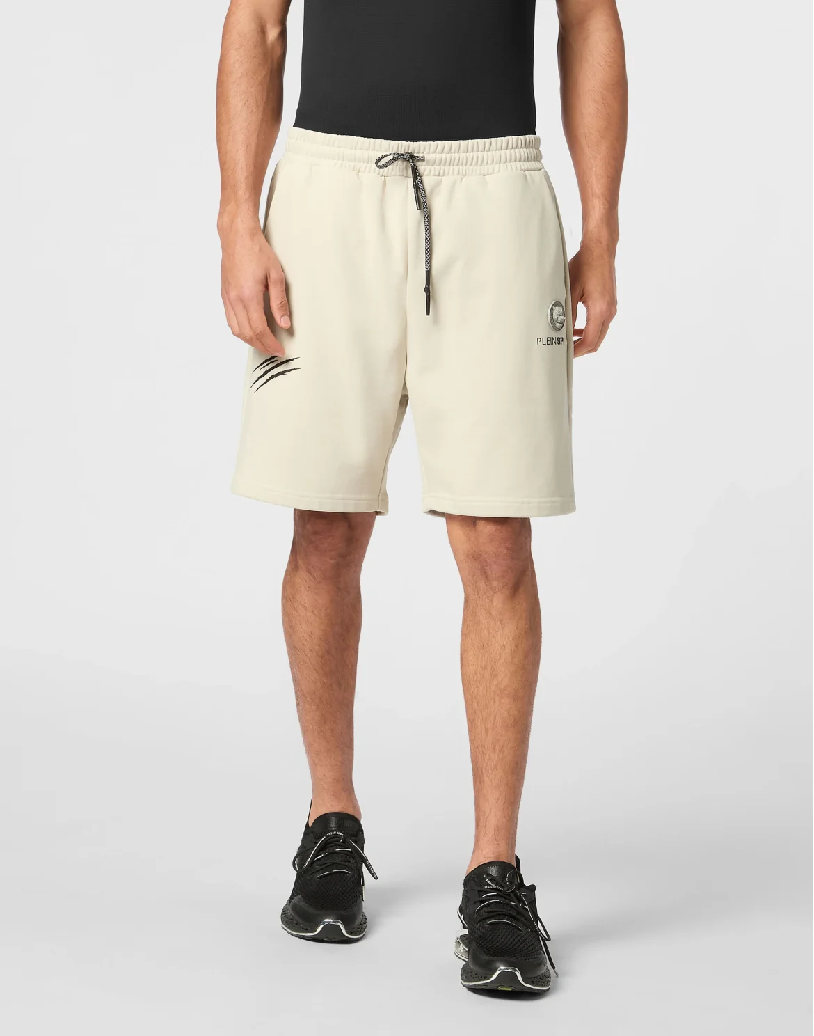 Loose Fit Jogging Shorts Scratch, цвет: Серый
