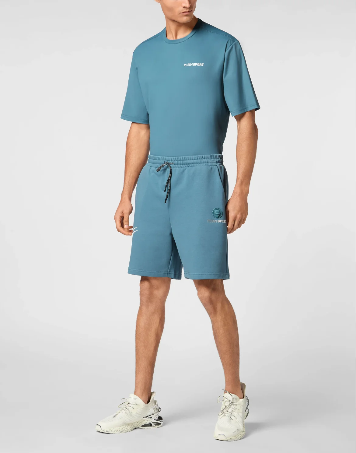 Loose Fit Jogging Shorts Scratch, цвет: Бирюзовый