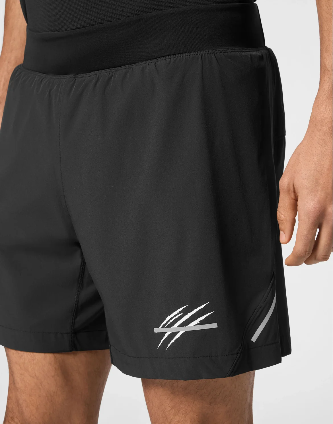Technical Running Shorts Scratch, цвет: Черный